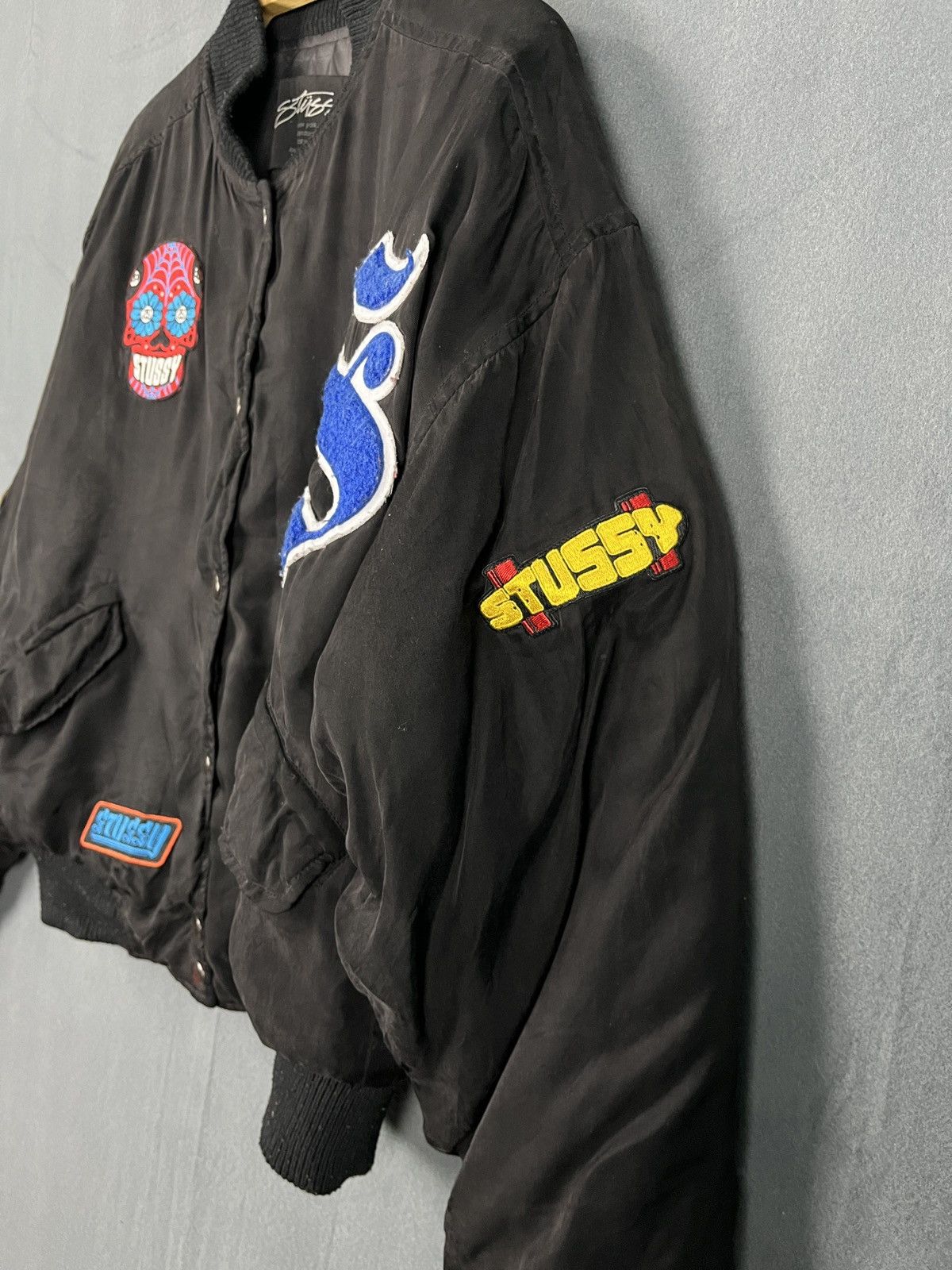 Other Stussy Bomber Jacket with Patches Size M / US 6-8 / IT 42-44 - 8 Thumbnail