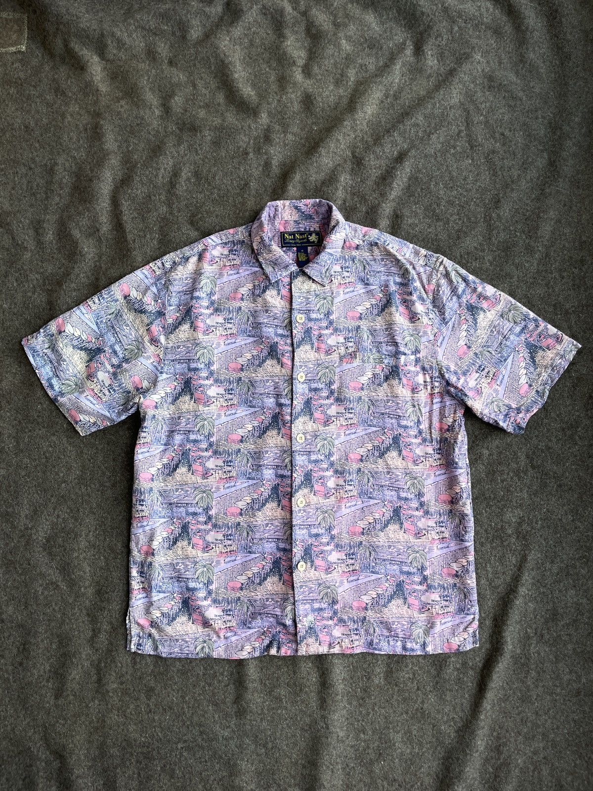 Nat Nast Nat Nast Silk Shirt Size US M / EU 48-50 / 2 - 1 Thumbnail