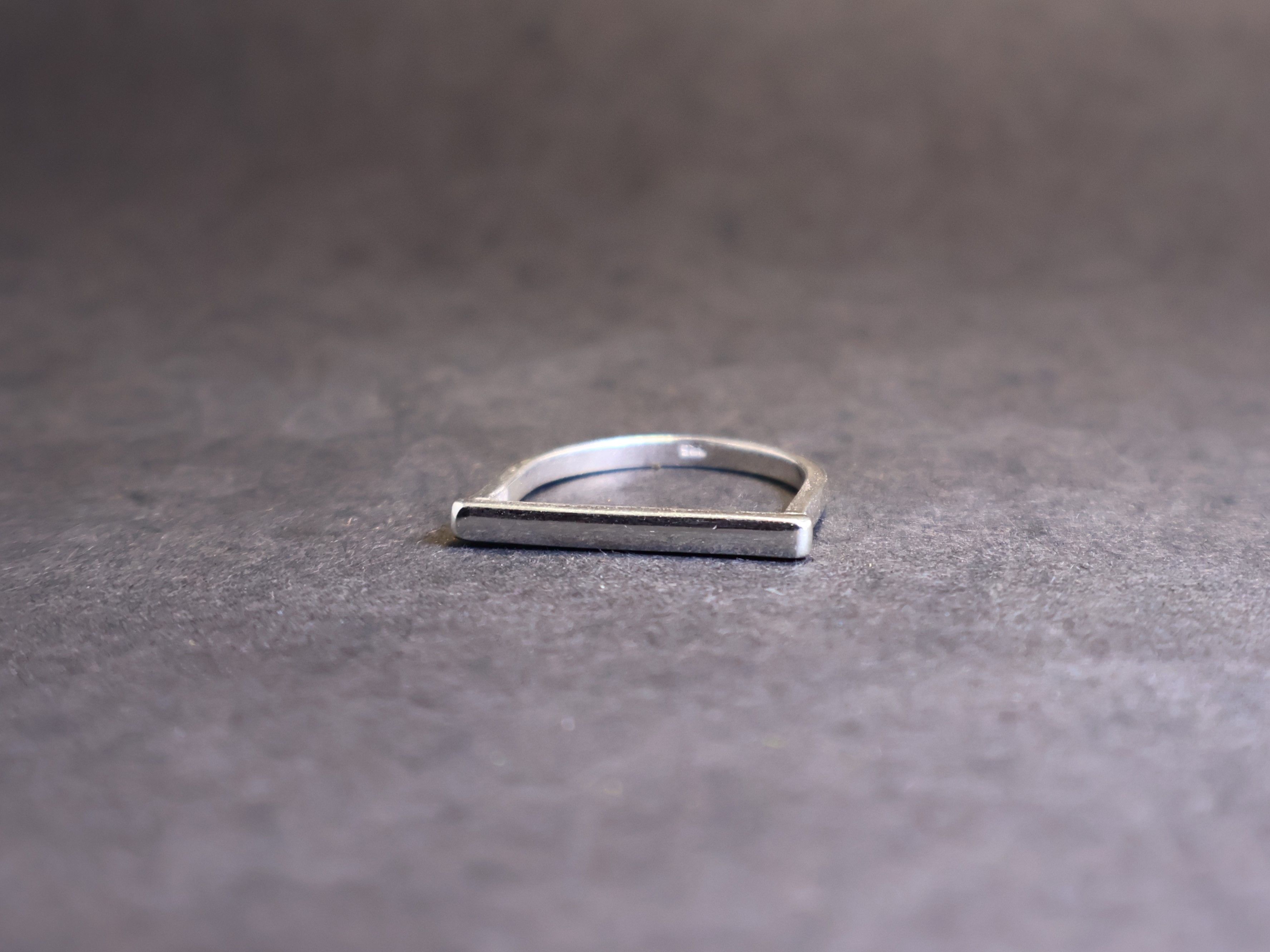 Handmade Bar Ring, Sterling Silver Handmade Ring, Women Ring, Size ONE SIZE - 6 Thumbnail