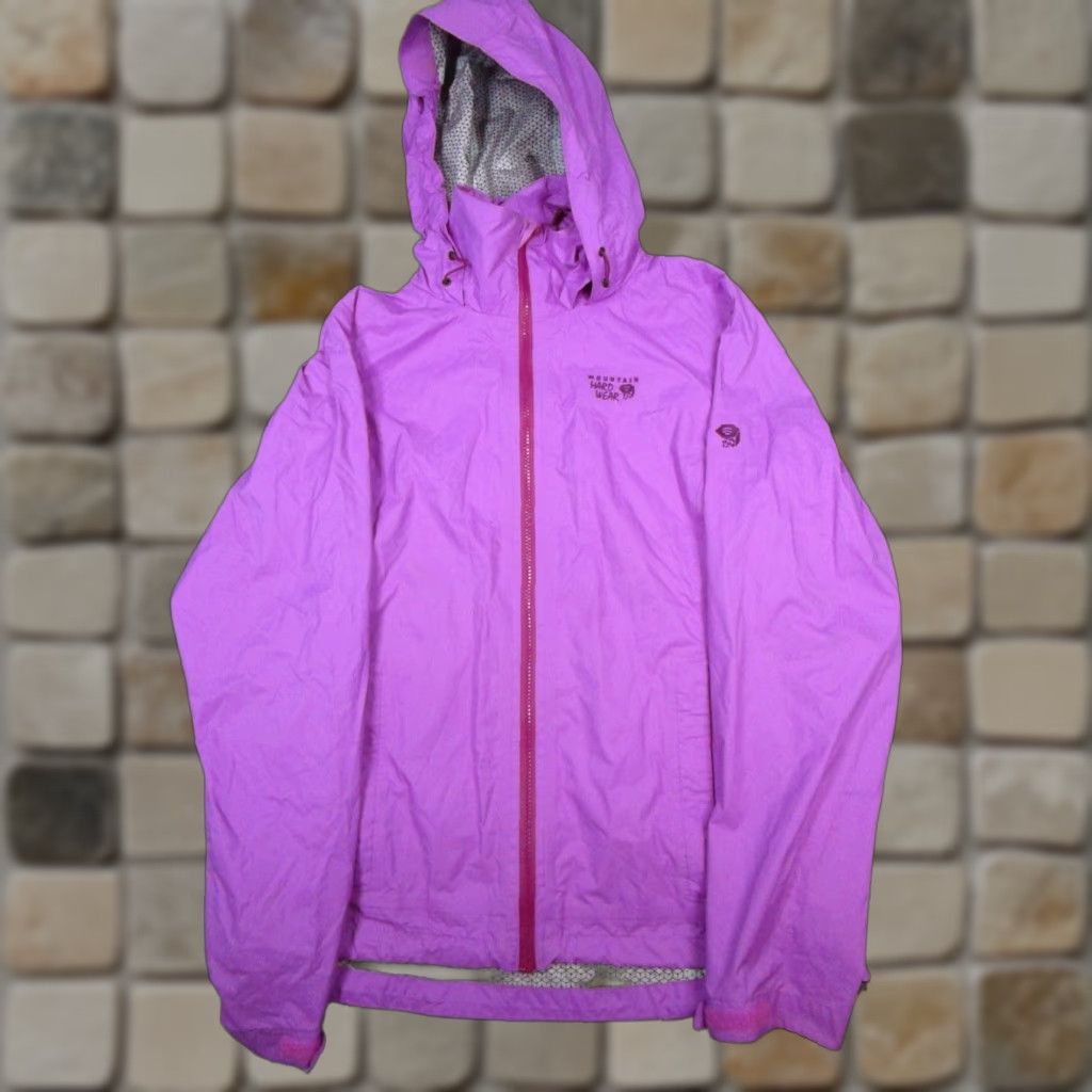 Mountain Hardwear Mountain Hardwear Rain Jacket Womens Large Purple Full Zip Jacket Womens L Purple Mountain Hardwear Size L / US 10 / IT 46 - 1 Thumbnail