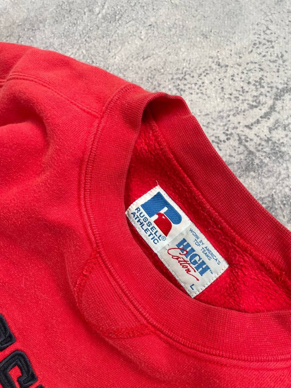 Russell Athletic × Vintage Vintage Russell Athletic sunfaded sweatshirt Size US L / EU 52-54 / 3 - 5 Thumbnail
