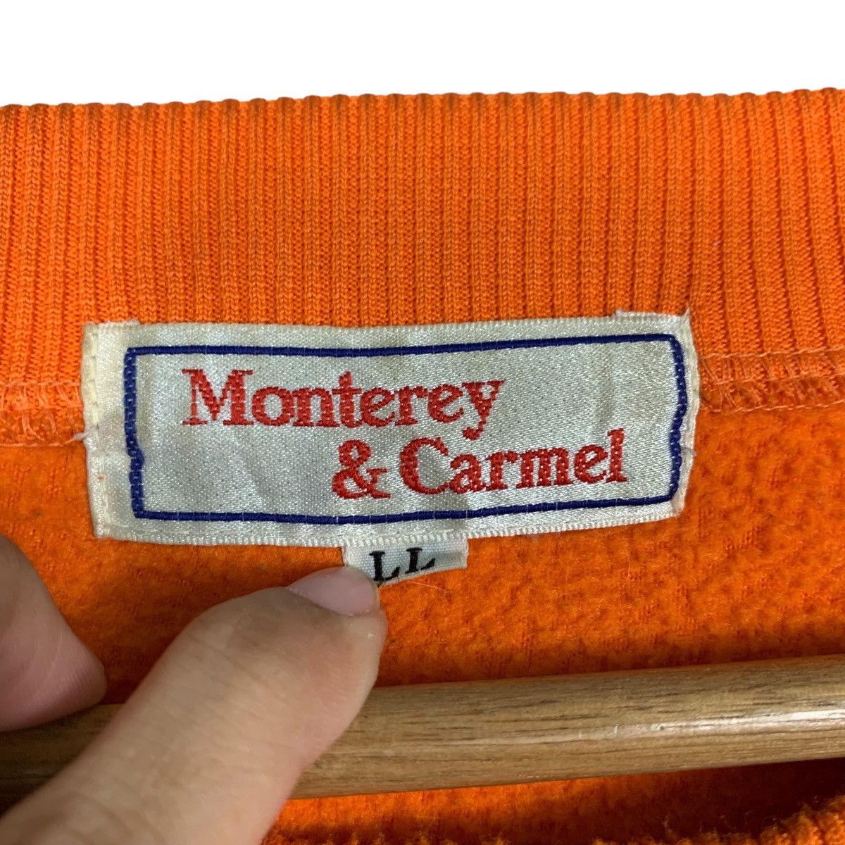 Japanese Brand MONTERY & CARMEL Embroidery Logo Pullover Fleece #2004-C87 Size US L / EU 52-54 / 3 - 11 Thumbnail