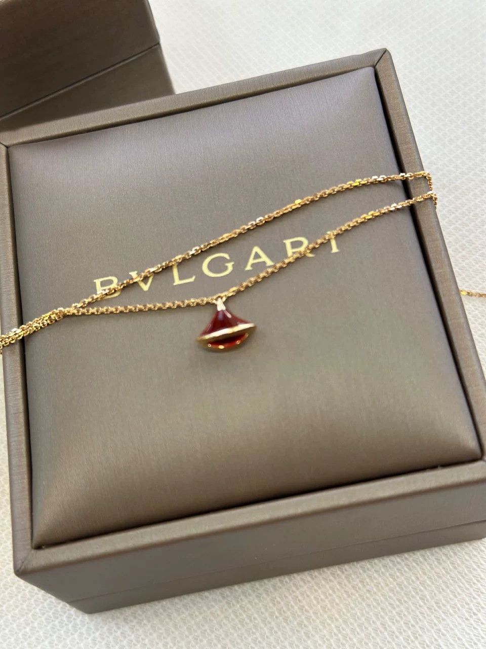 Bvlgari Bvlgari Rose Gold Carnelian Fan Bracelet Size ONE SIZE - 1 Thumbnail