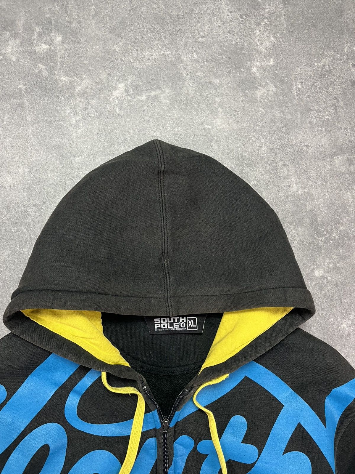 Southpole 00s Southpole Distressed Vintage Printed Baggy Zip Hoodie XL Size US XL / EU 56 / 4 - 9 Thumbnail