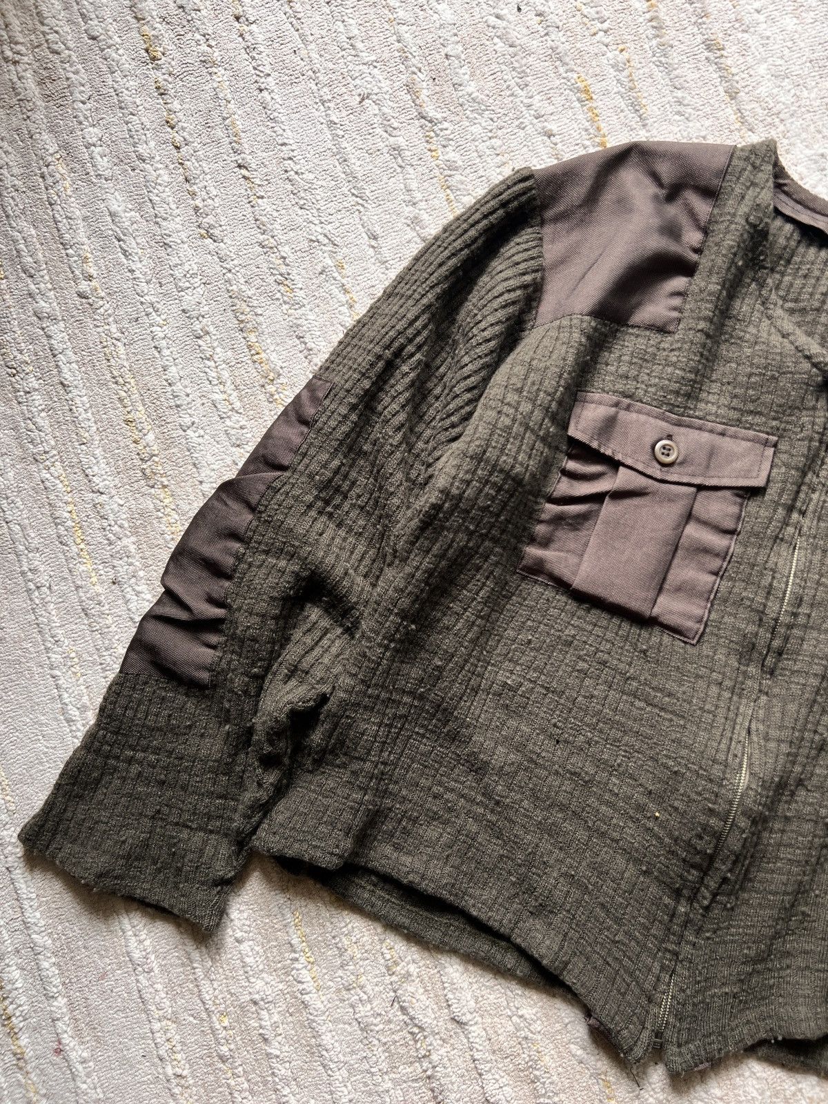 KEITAMARUYAMA Keita Mruyama Laine Wool Double Pocket Military Style Jacket Size US M / EU 48-50 / 2 - 15 Thumbnail