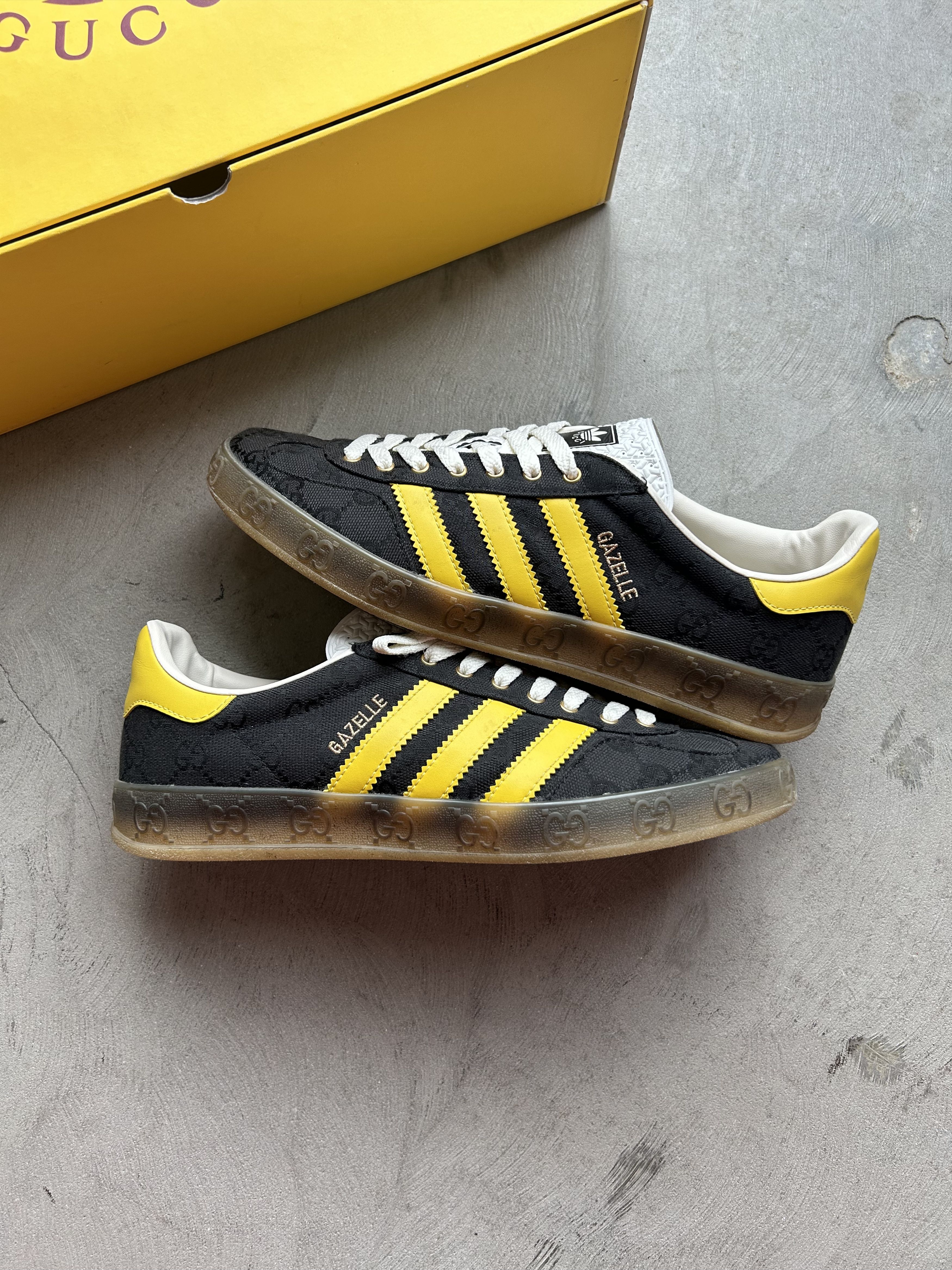 Adidas  Gucci Adidas x Gucci GG Monogram Gazelle | Grailed