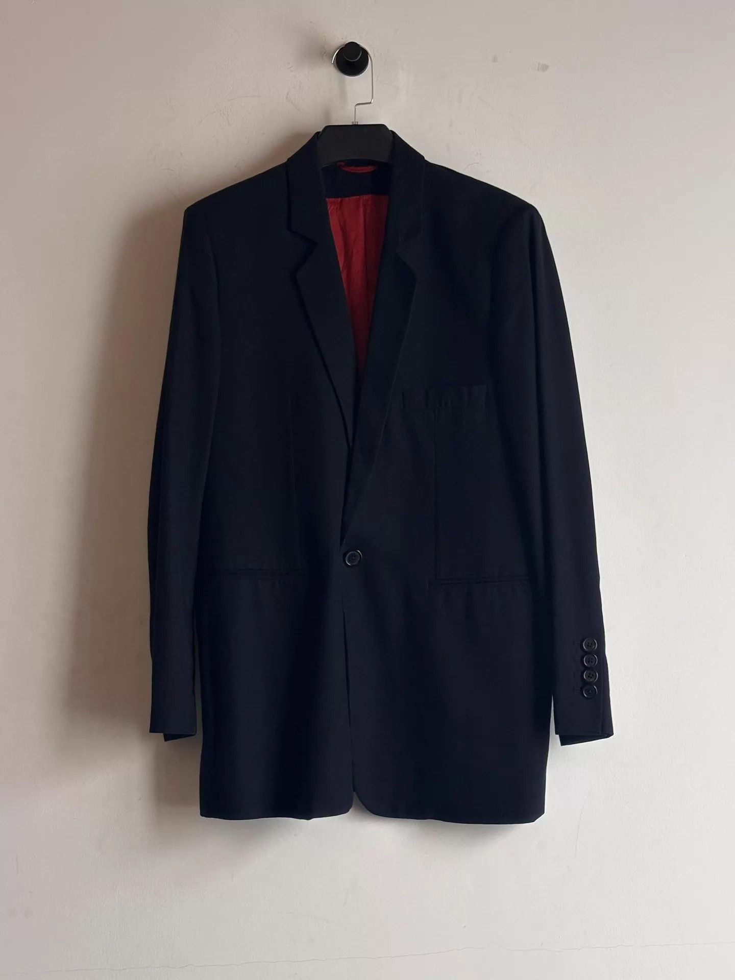 Ann Demeulemeester Ann Demeulemeester Vintage 1-Button Smoking Jacket XS Size XS / US 0-2 / IT 36-38 - 2 Thumbnail