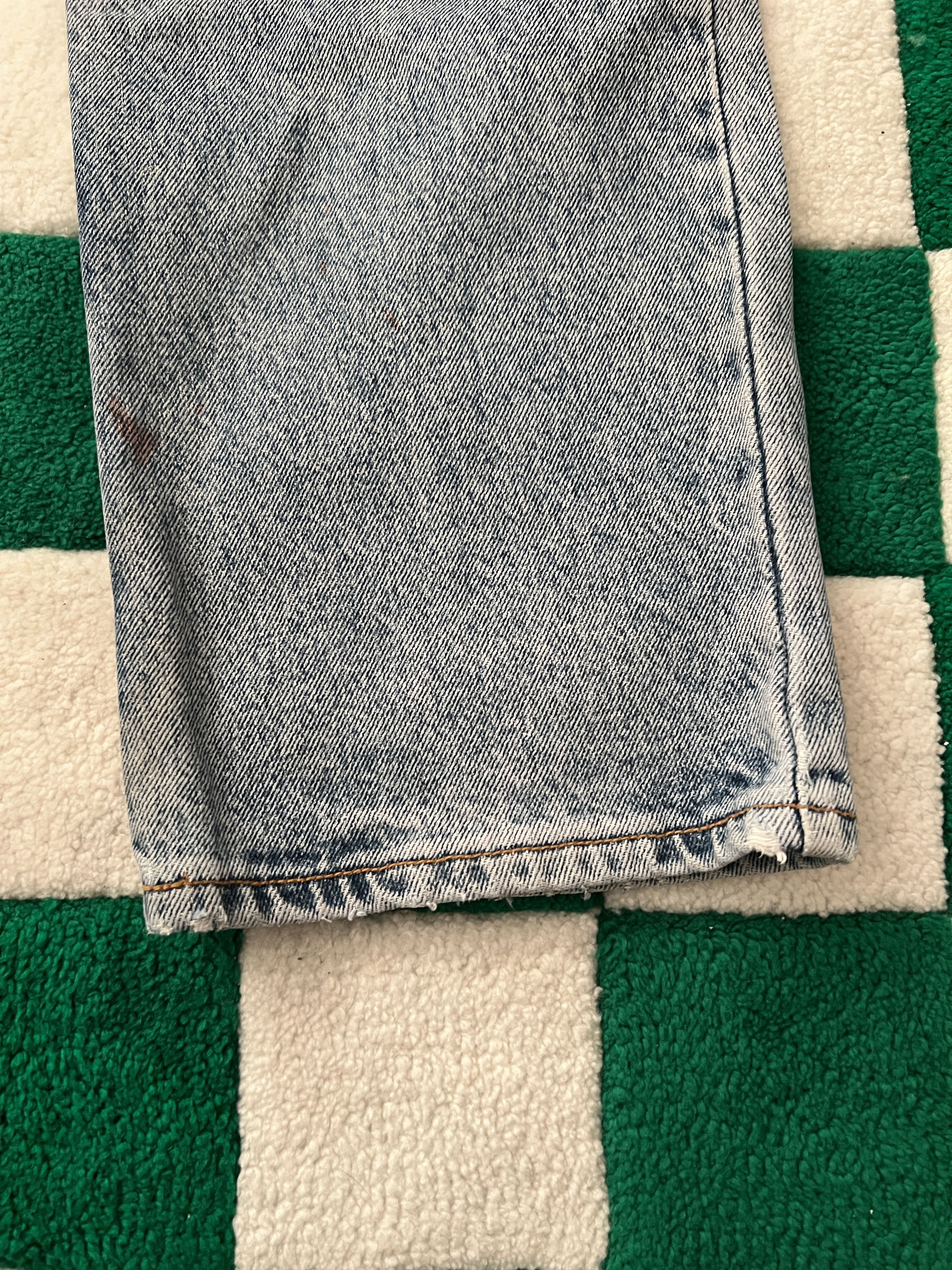 Levi's Vintage 90s Levis 627 Washed Denim Jeans Orange tab W34 L32 Size US 34 / EU 50 - 21 Thumbnail