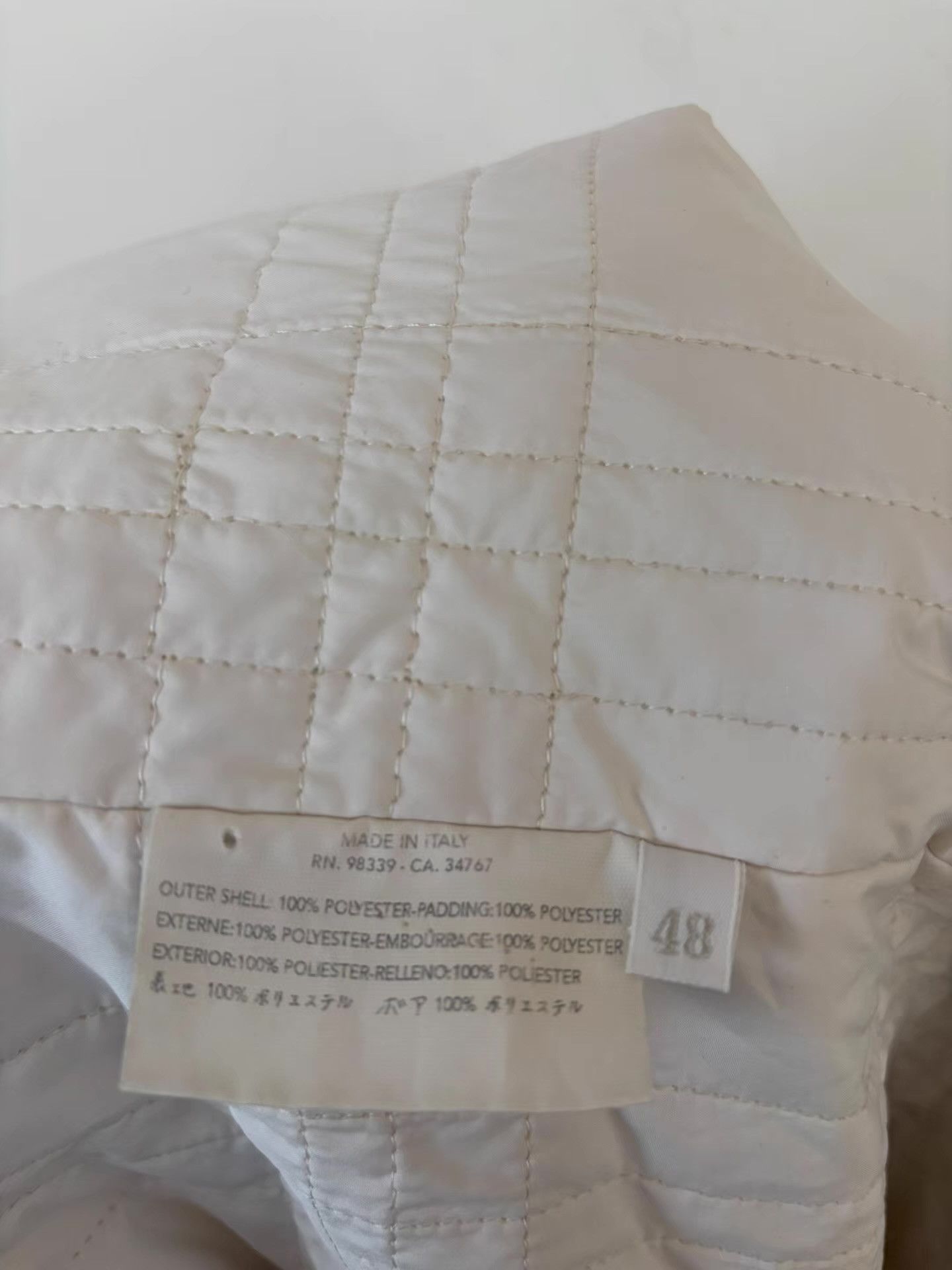 Miu Miu Miu Miu 2000AW Men's White Trench Coat Ｑ21 Size US M / EU 48-50 / 2 - 3 Thumbnail