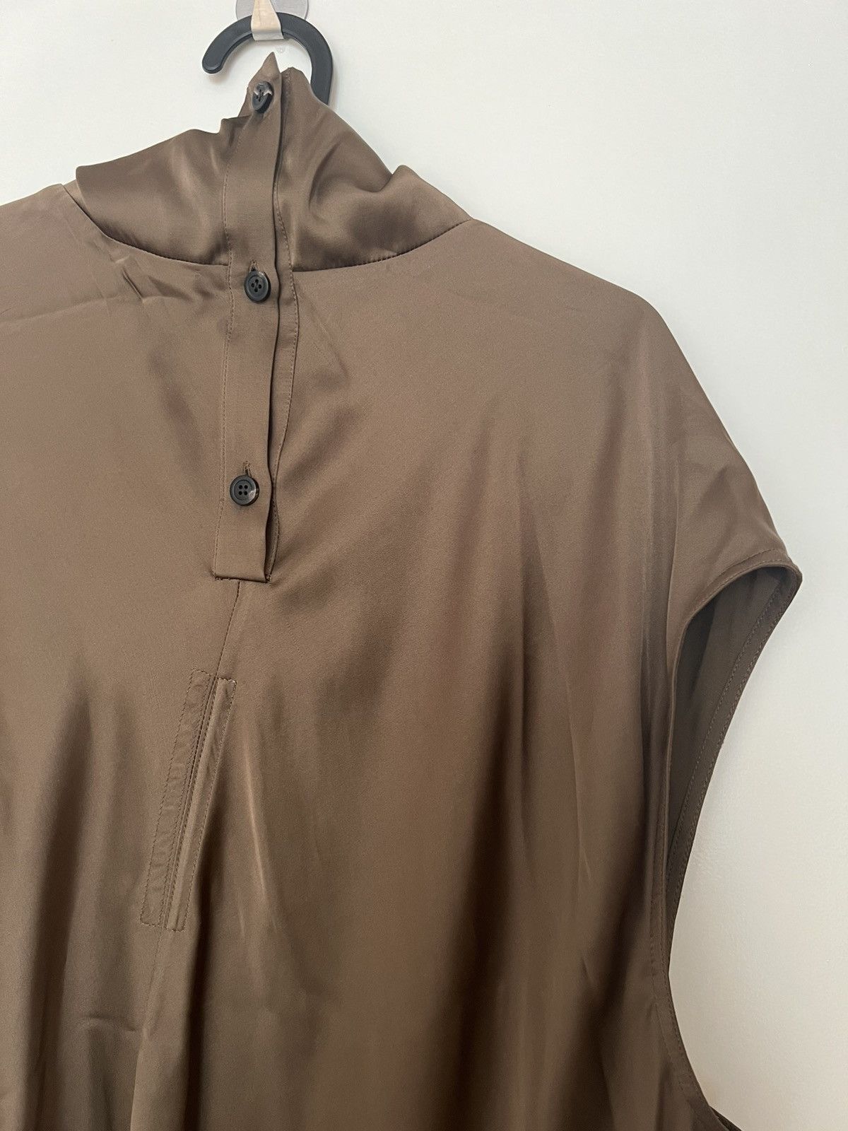 Rick Owens RICK OWENS FW24 PORTERVILLE EDFU DRESS BEAN WASHED CHARMEUSE Size M / US 6-8 / IT 42-44 - 12 Thumbnail