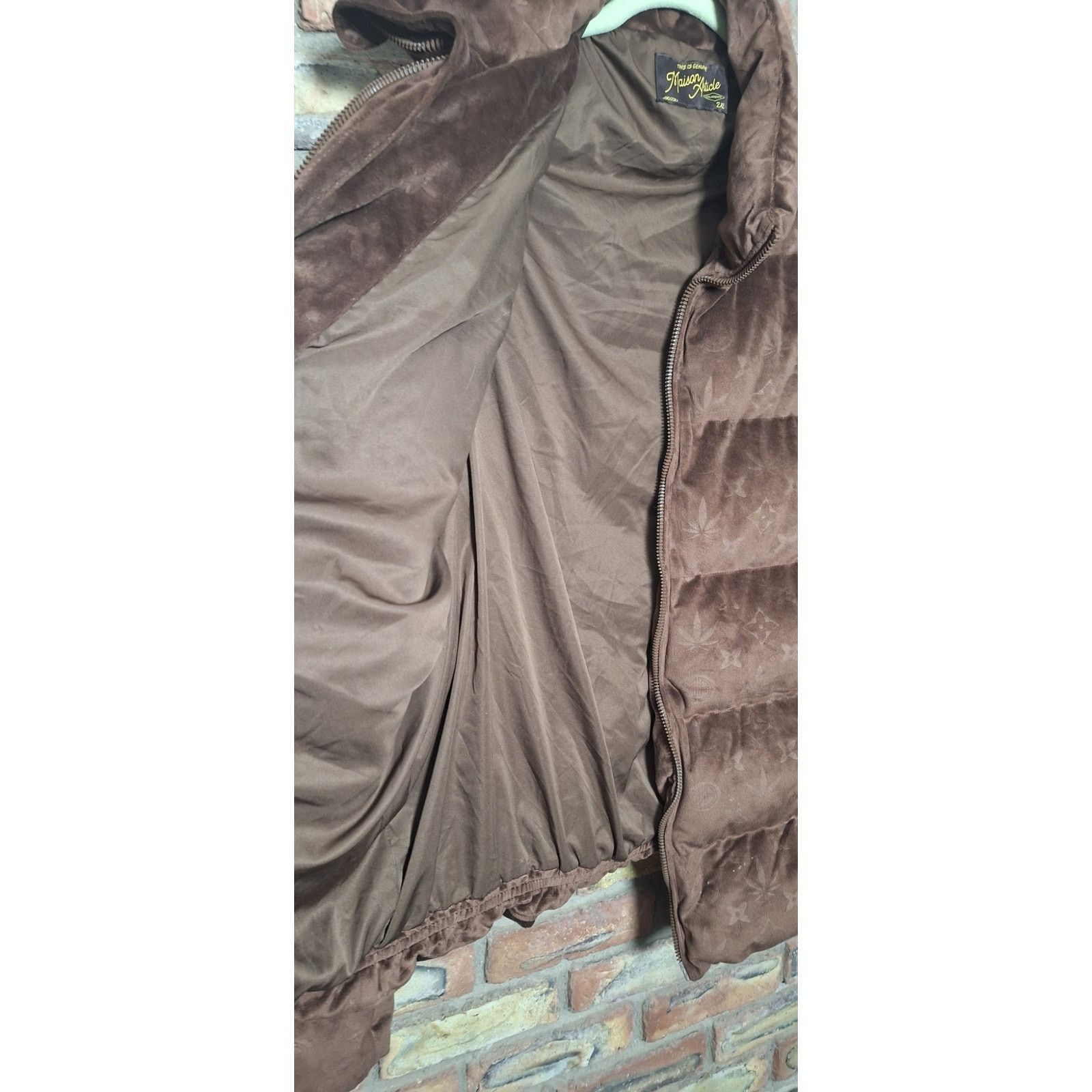 Other Maison Article 420 brown velour puffer jacket men's 2X read Size US XXL / EU 58 / 5 - 2 Thumbnail