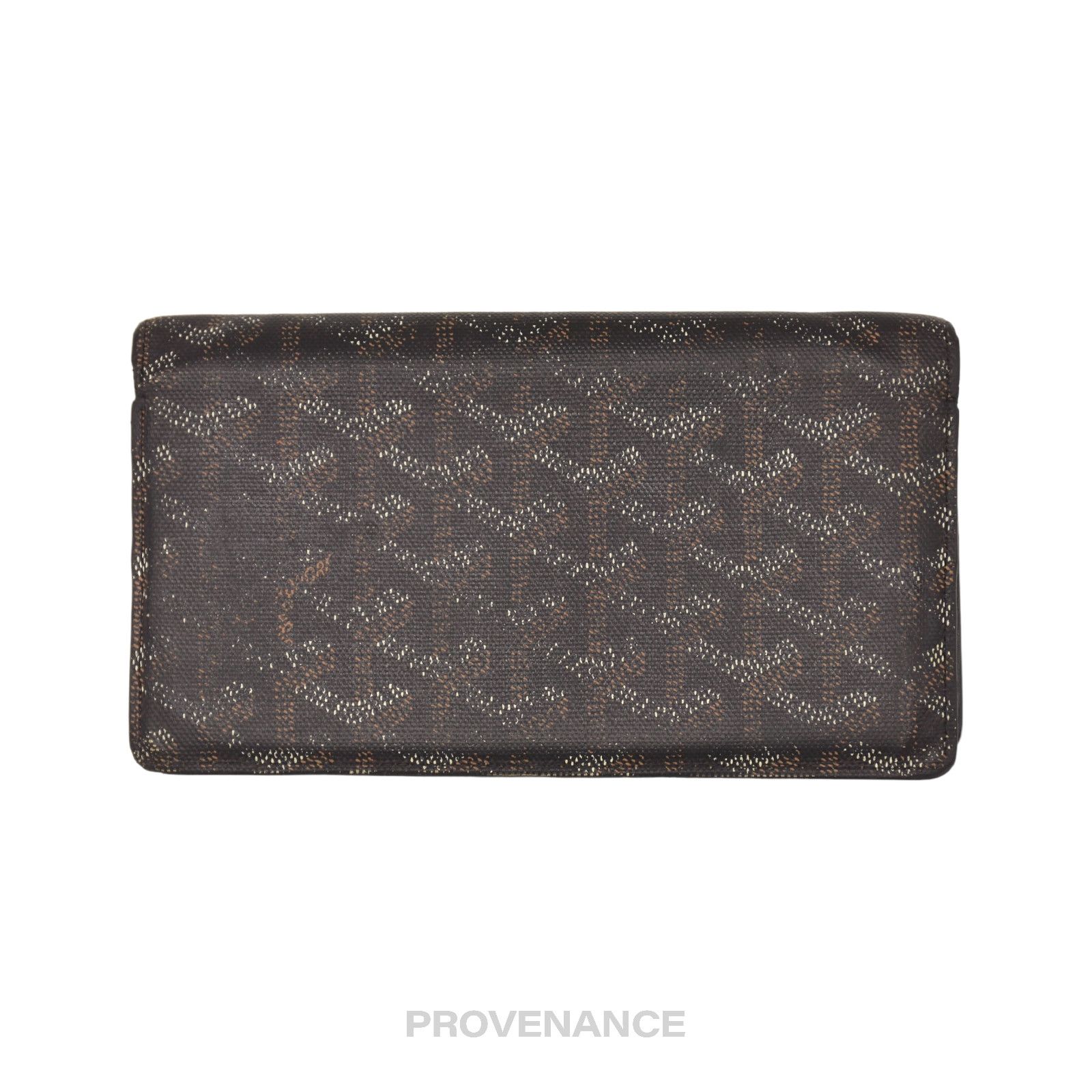 image of Goyard Richelieu Long Wallet - Black Goyardine, Women's