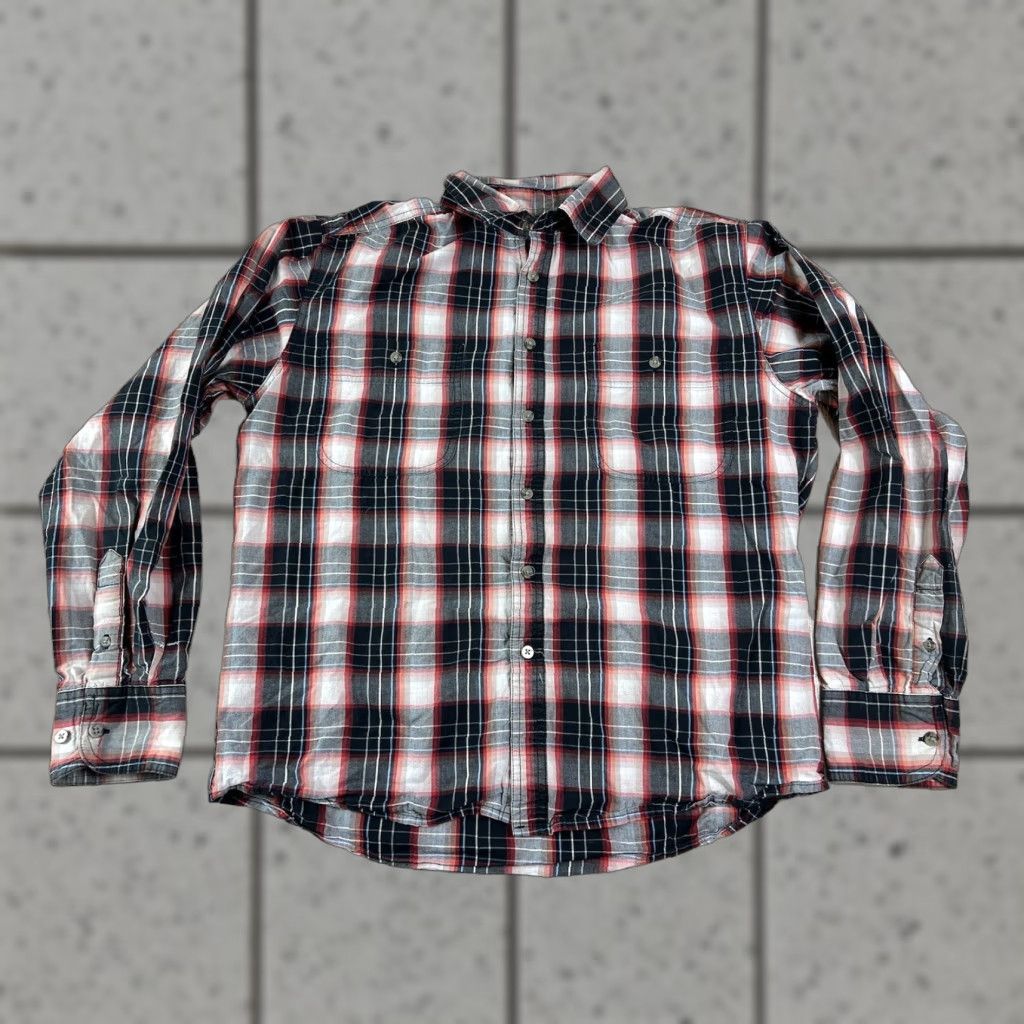 Wrangler Wrangler Plaid Button-Up Long Sleeve Shirt L Mens Multicolor Western Cowboy Rugged Wear Size US L / EU 52-54 / 3 - 1 Thumbnail