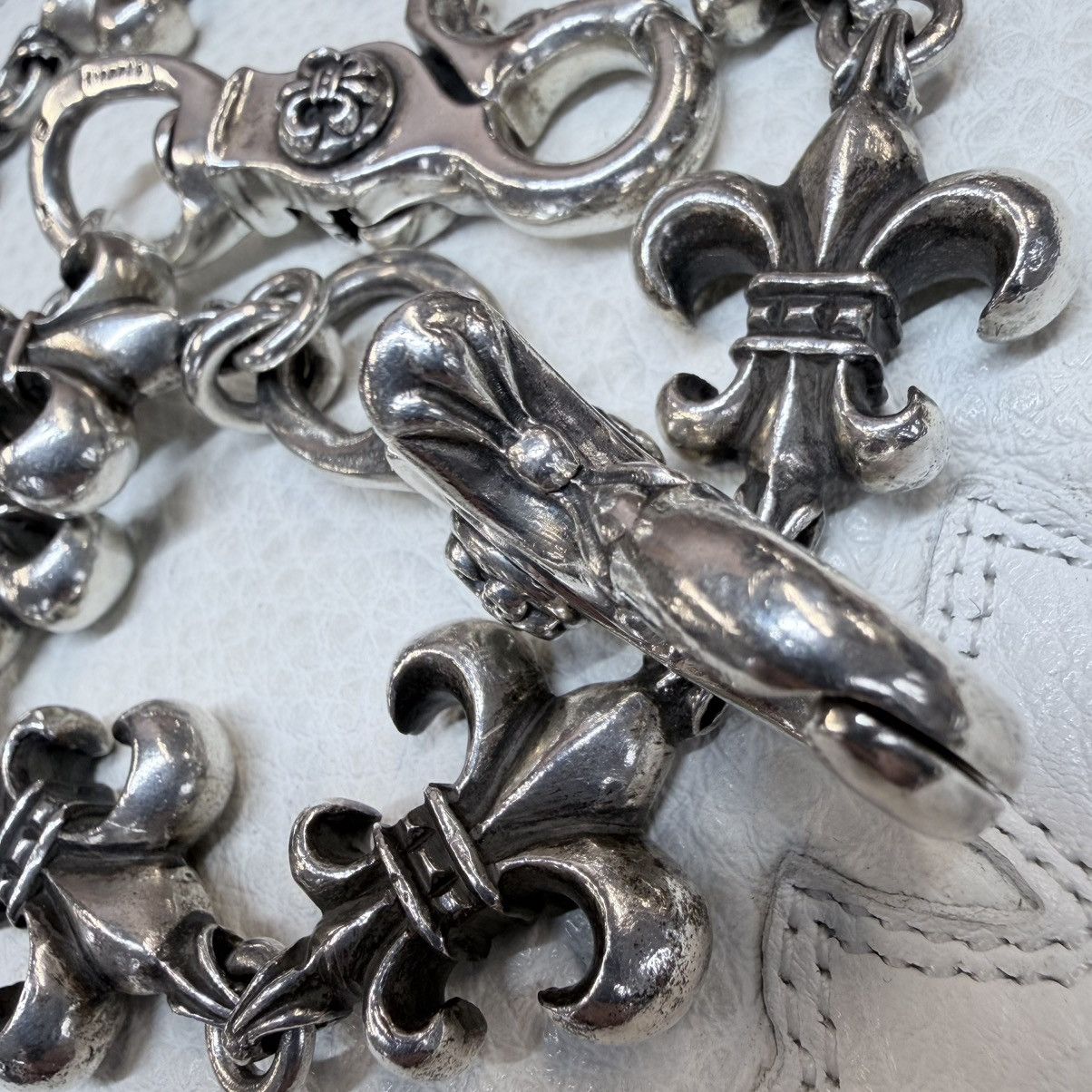 Chrome Hearts Chrome Hearts Heavy Fleur 11-Link Wallet Chain Size ONE SIZE - 9 Thumbnail