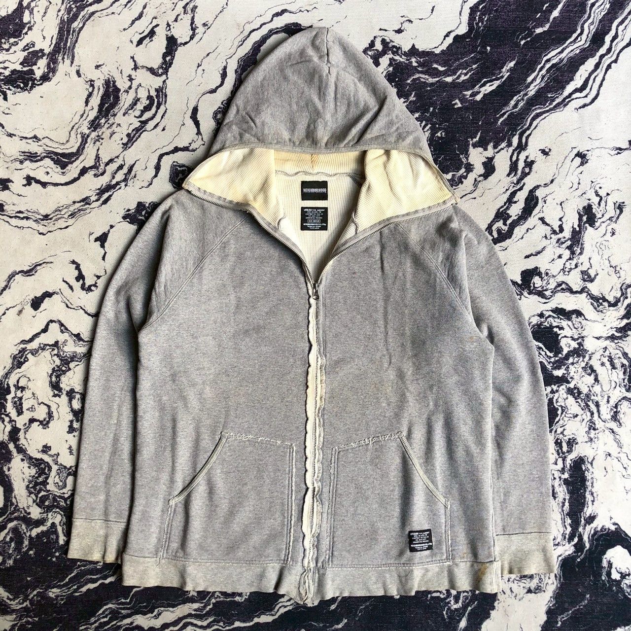 Neighborhood Neighborhood Grey Zip Hoodie Urban Type Japan Size US M / EU 48-50 / 2 - 1 Thumbnail