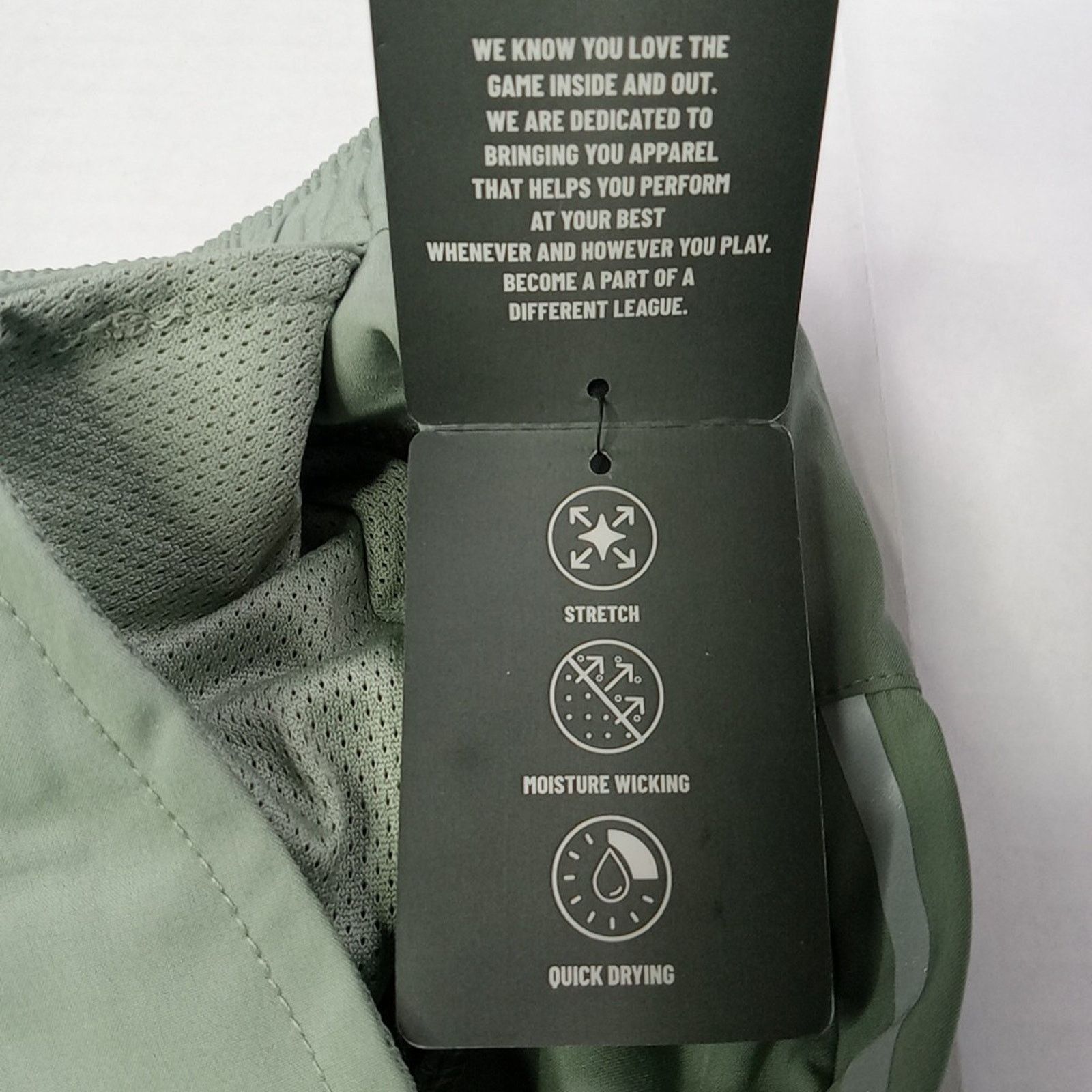 Other Mitre Men’s XL Elastic Waist Green Shorts With 7” Inseam NWT Size US 38 / EU 54 - 3 Thumbnail