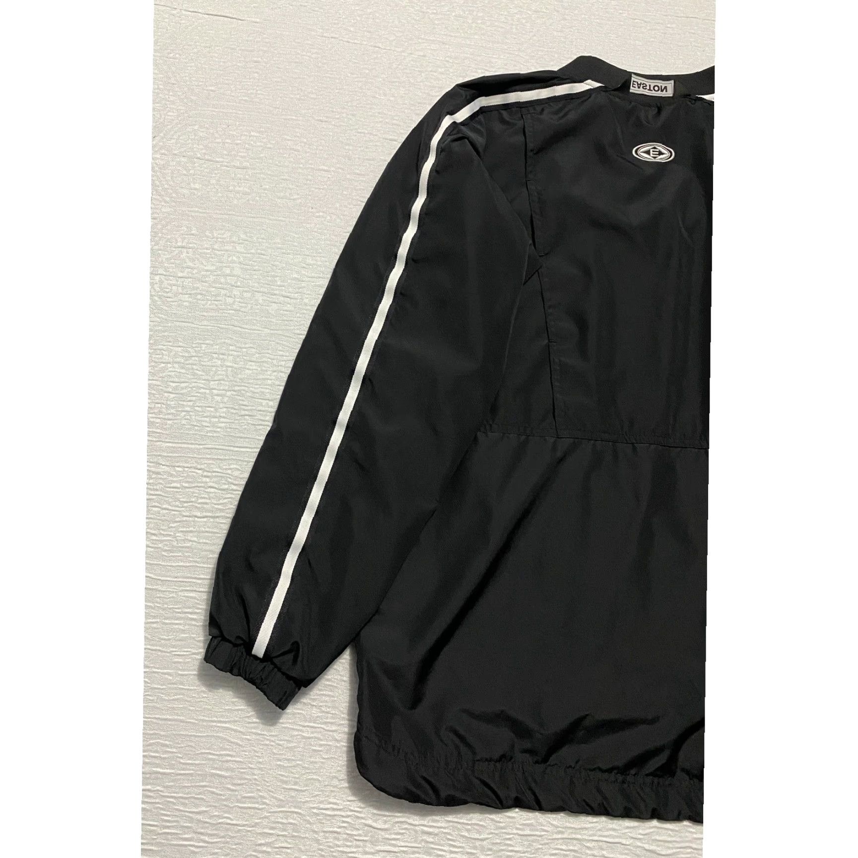 Vintage Easton Jacket Mens Size S Pullover Windbreaker Black White Stripe Size US S / EU 44-46 / 1 - 4 Thumbnail