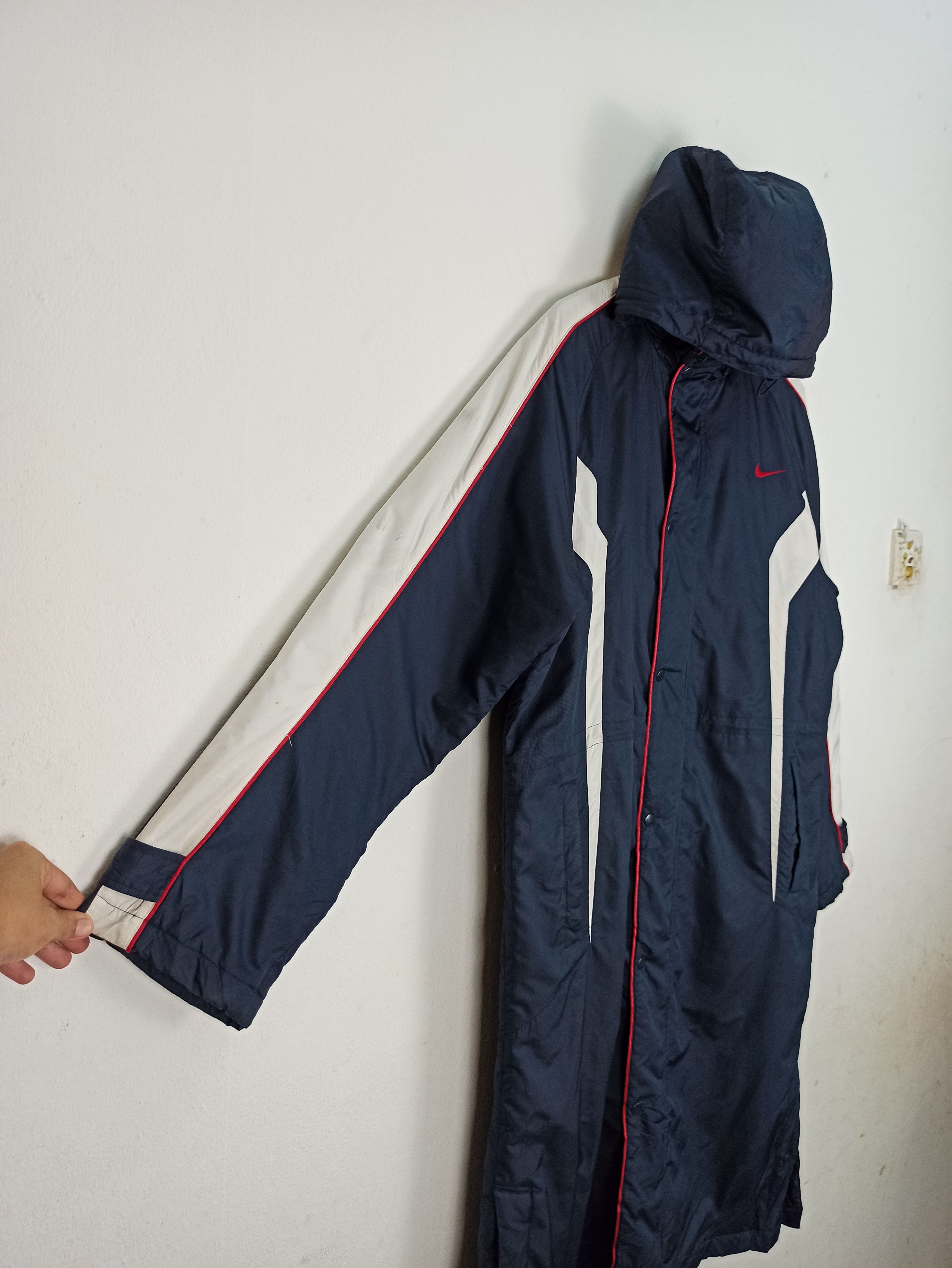 Nike Vintage Nike Swoosh Logo Sherpa Long Jacket Size US L / EU 52-54 / 3 - 2 Thumbnail