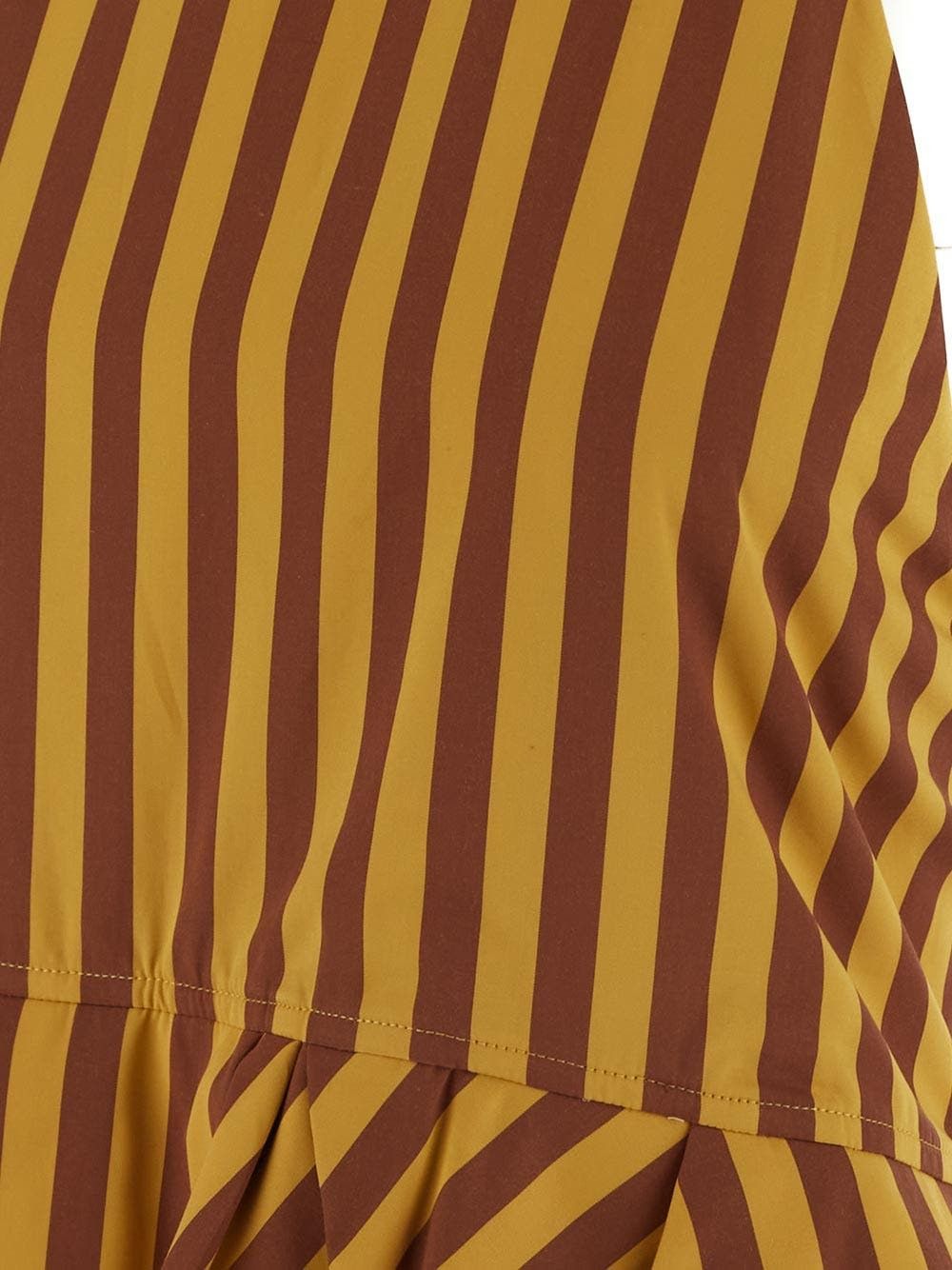 Jil Sander o1y1025 Blouse in Yellow/Brown Size XS / US 0-2 / IT 36-38 - 3 Thumbnail