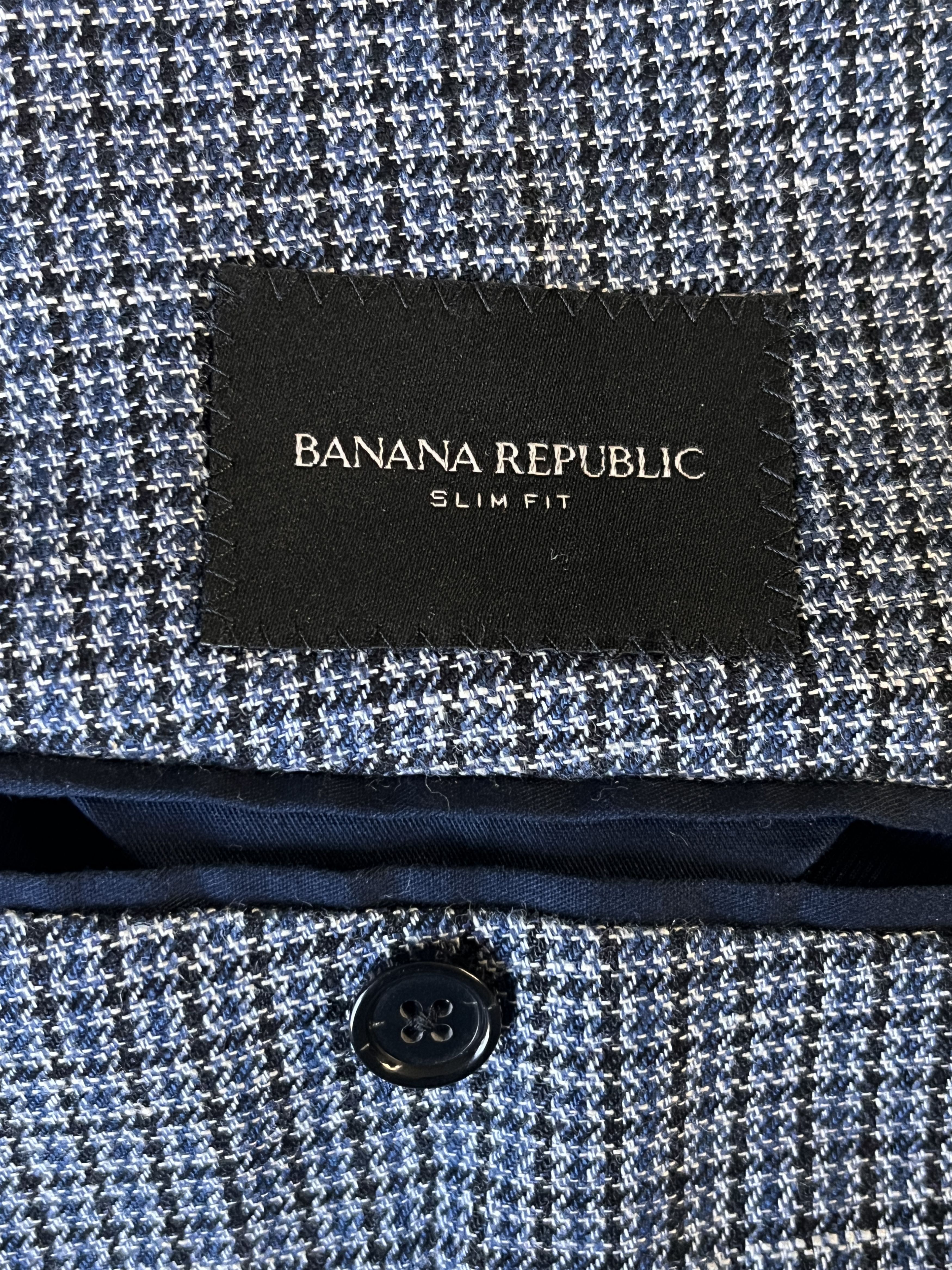 Banana Republic Slim Fit Blazer Size 40S - 3 Thumbnail