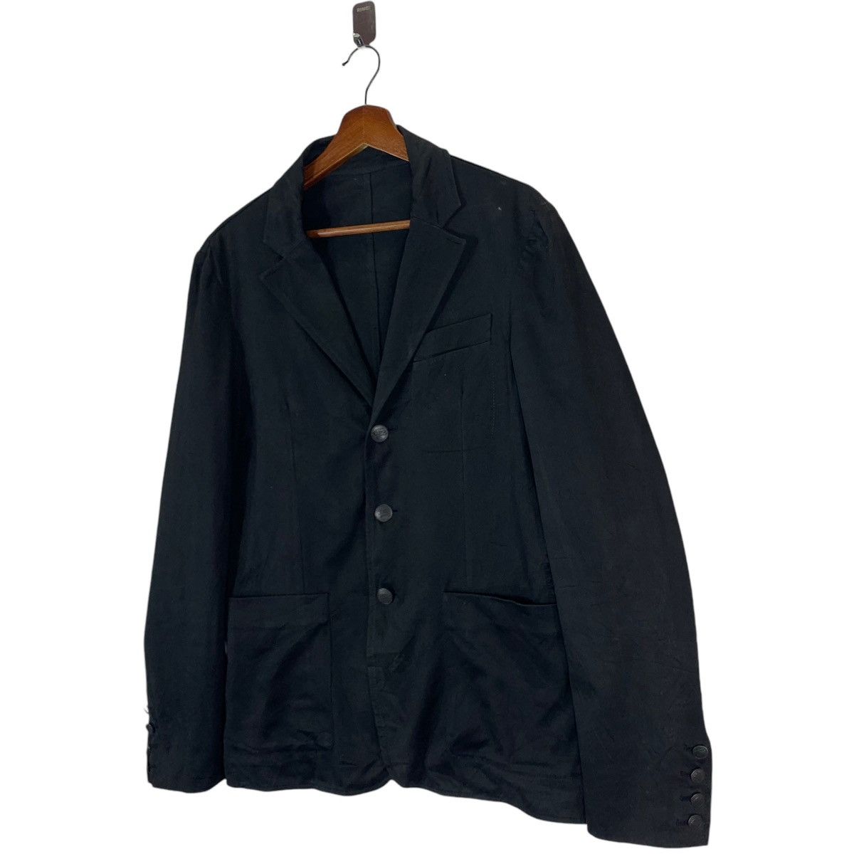 Burberry × Burberry Prorsum Vintage Burberry Of London Black Coat Jacket Made Italy Size US S / EU 44-46 / 1 - 2 Thumbnail