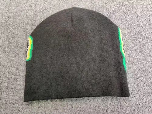 Other Shooting Star Graphic No Cuff Beanie Hat Black Size ONE SIZE - 3 Thumbnail