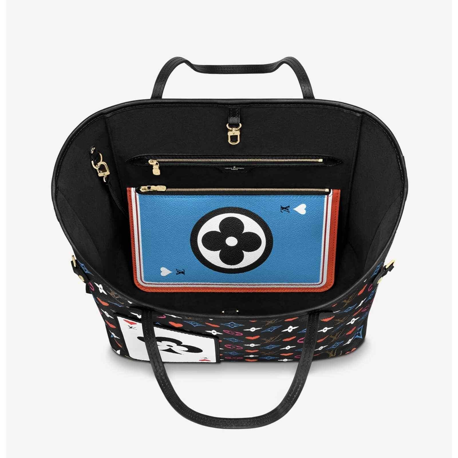 Louis Vuitton Louis Vuitton Black Red Heart Tote Top Handle Shoulder Bag Size ONE SIZE - 10 Thumbnail
