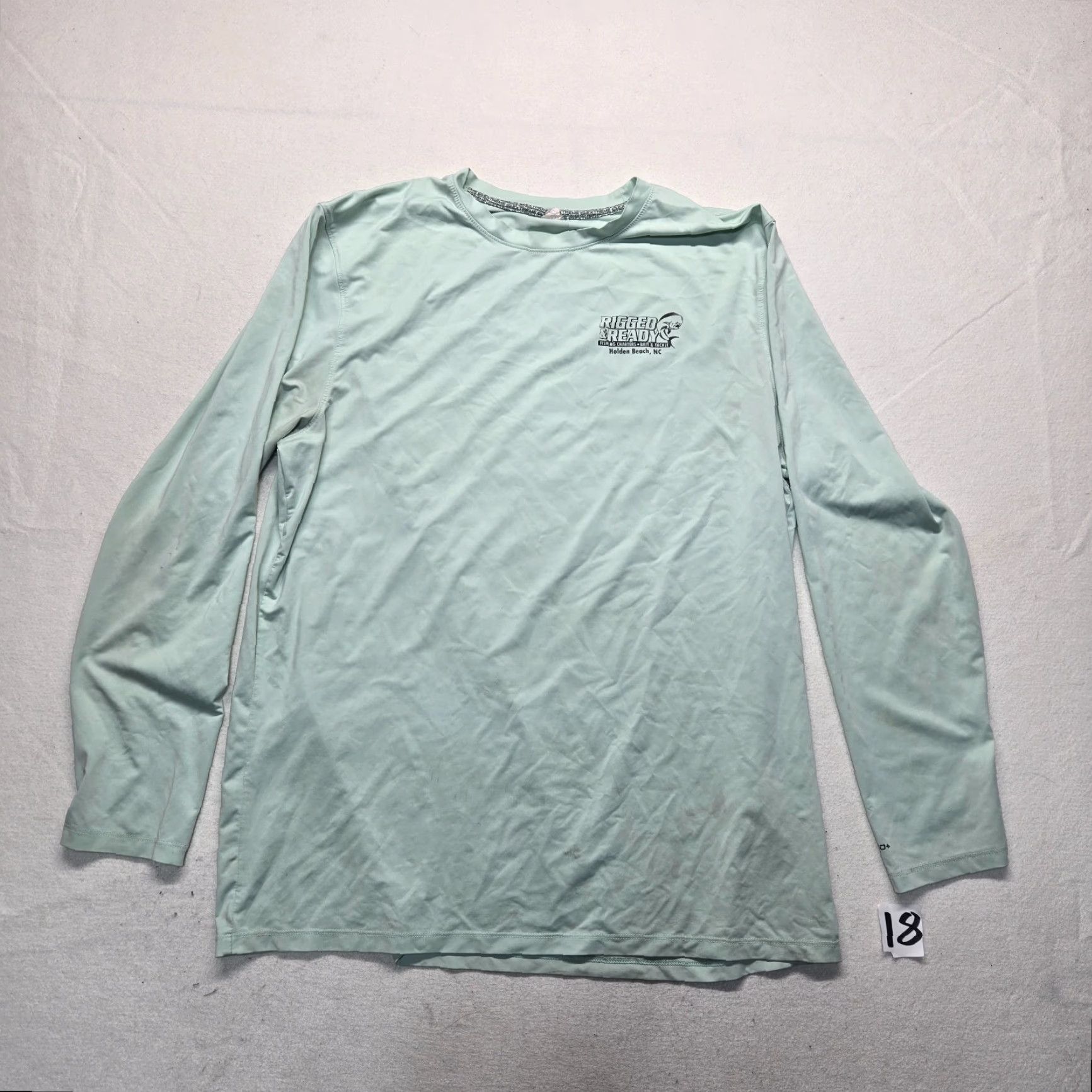 Vintage VINTAGE No (omit) Holden Beach NC UPF 50+ Vacation Fishing Shirt Adult XL Green Graphic T-Shirt Beach Mens Size US XL / EU 56 / 4 - 2 Thumbnail