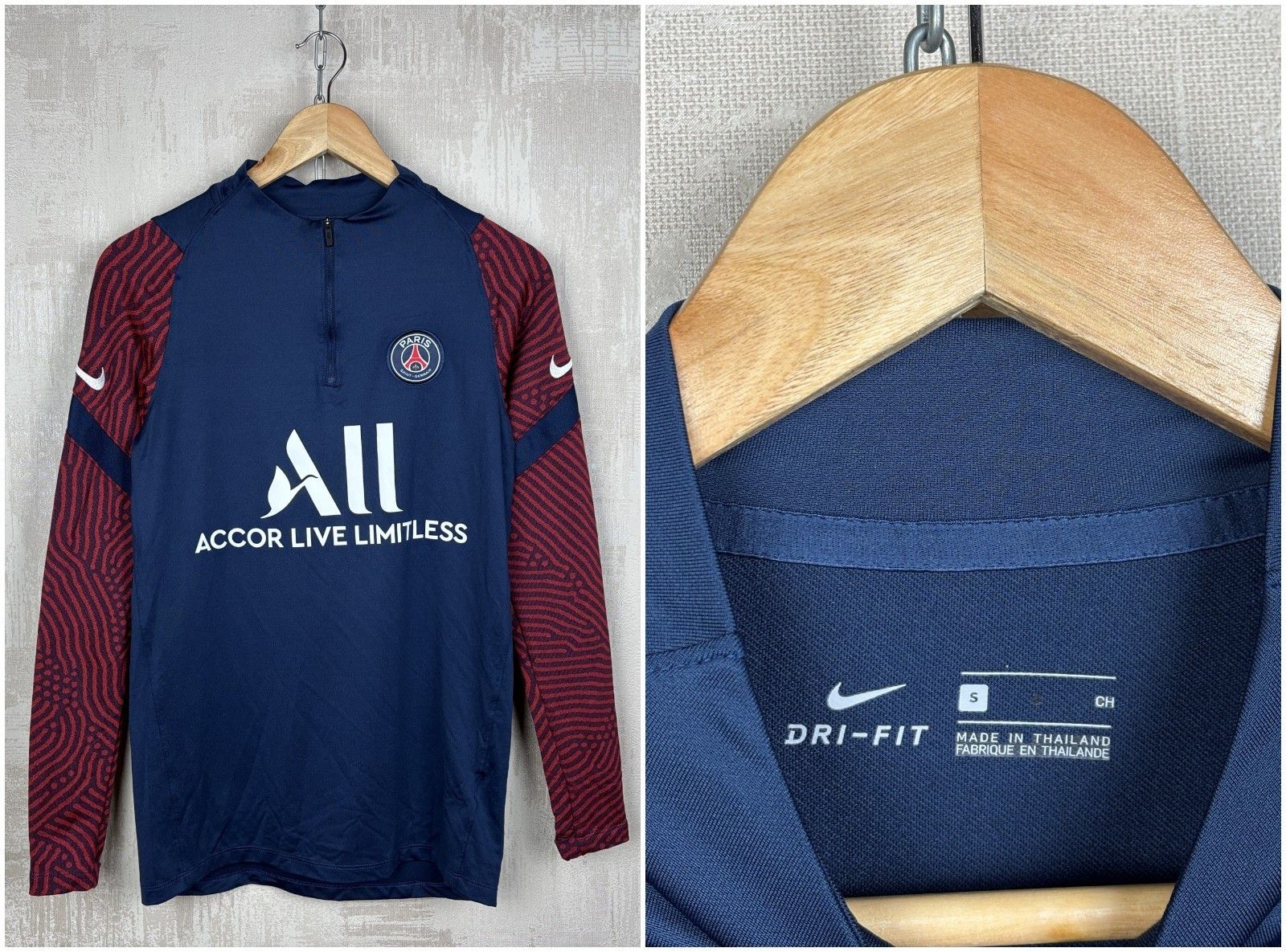 Nike Paris Saint-Germain PSG 2020-21 Nike Dry Strike Dril Top Size US S / EU 44-46 / 1 - 1 Thumbnail