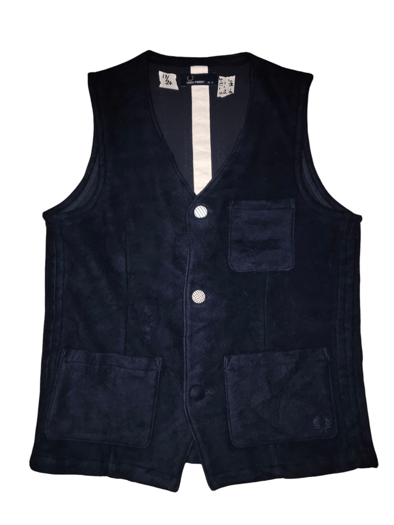 Fred Perry FRED PERRY Fleece Vest Size US S / EU 44-46 / 1 - 1 Thumbnail