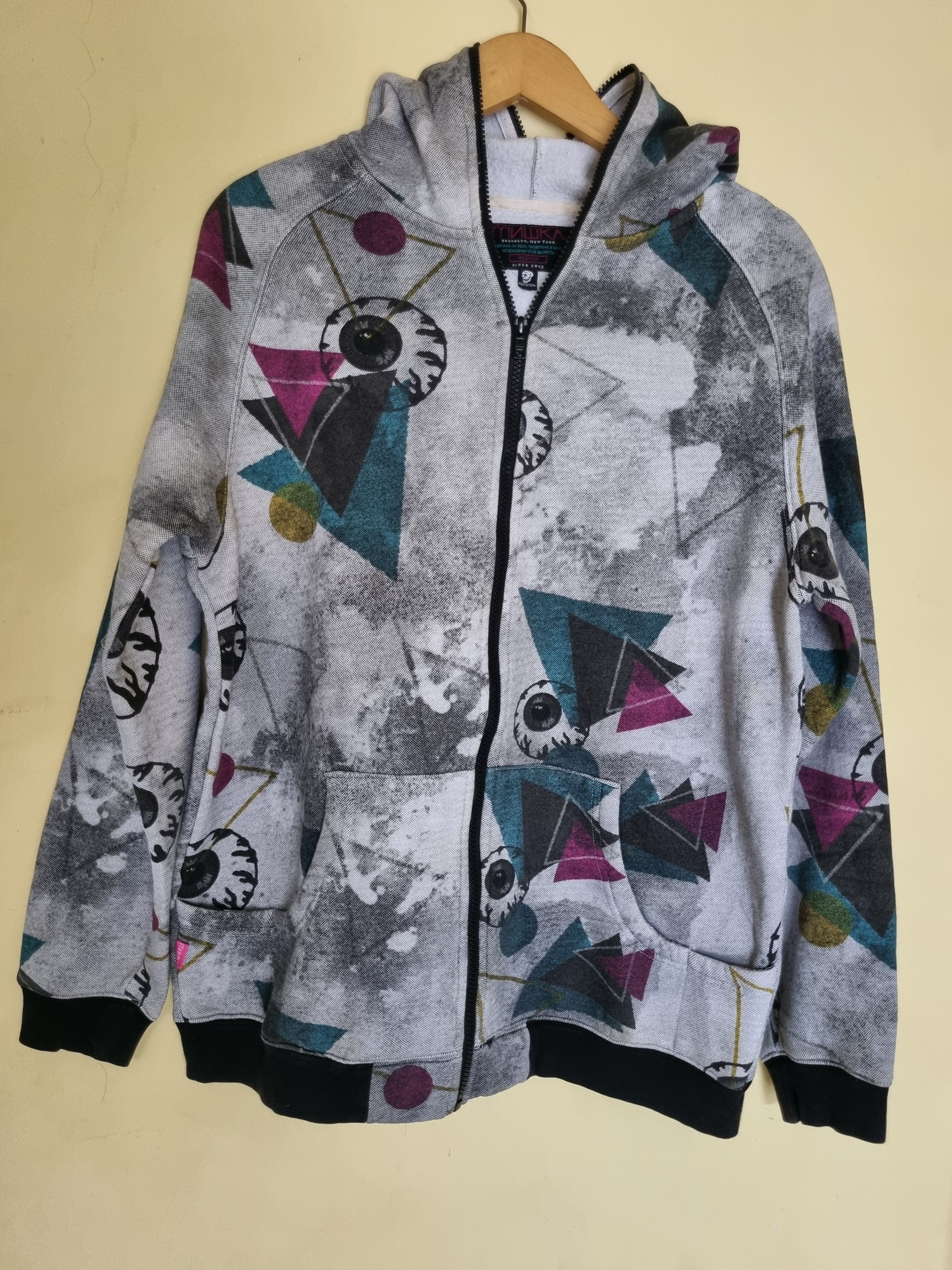 Mishka Mishka hoodie Zipper All Over Print Size US M / EU 48-50 / 2 - 3 Thumbnail