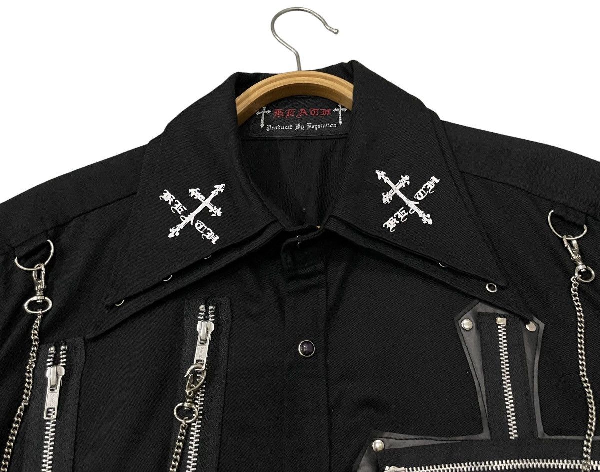 Le Grande Bleu (L.G.B.) Vintage Reach Keystation Bondage Punk Seditionaries Shirt Size US M / EU 48-50 / 2 - 8 Thumbnail