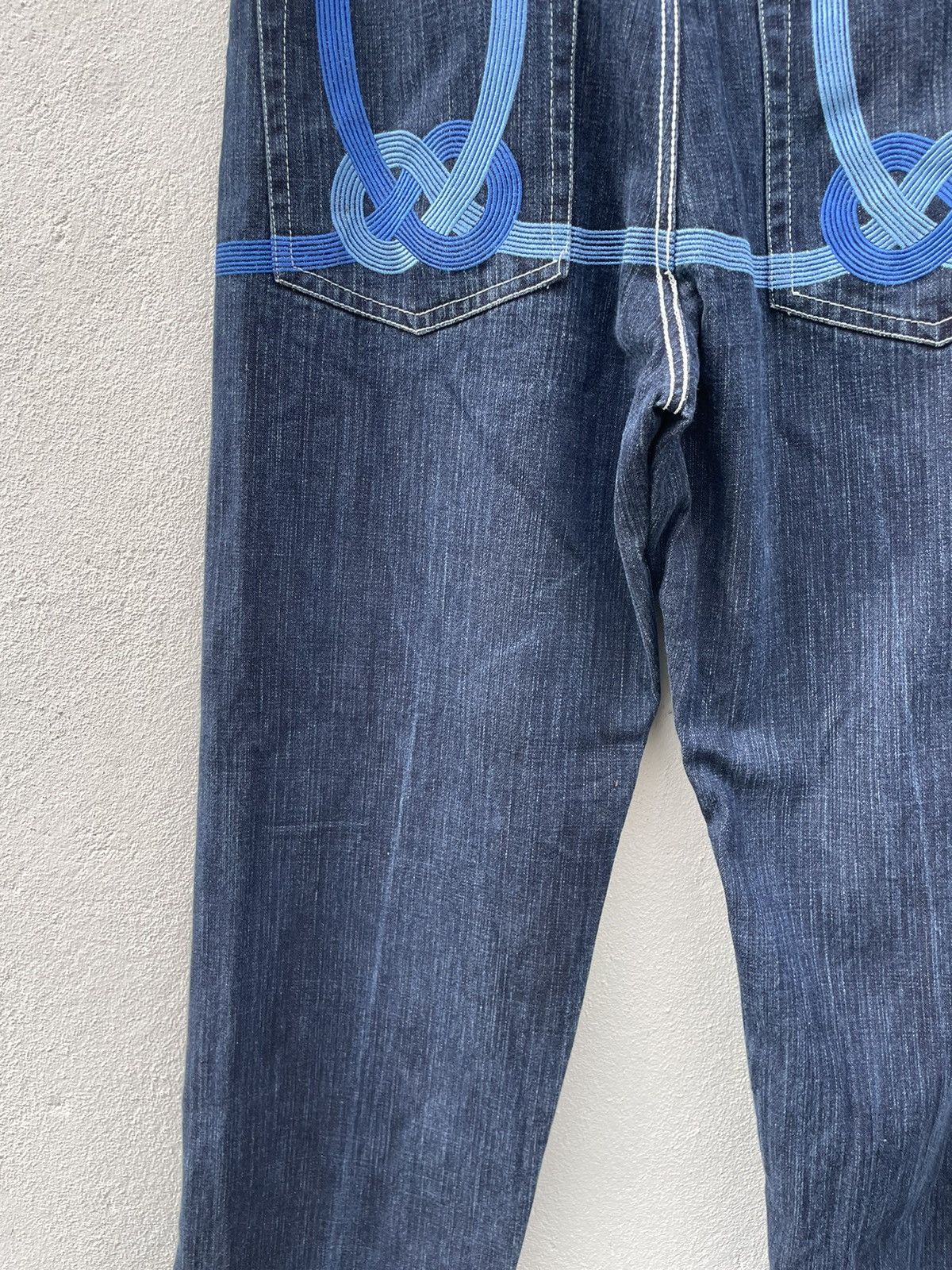 If Six Was Nine × JNCO Vintage Y2K Evolution Design Denim Jeans Size US 38 / EU 54 - 13 Thumbnail