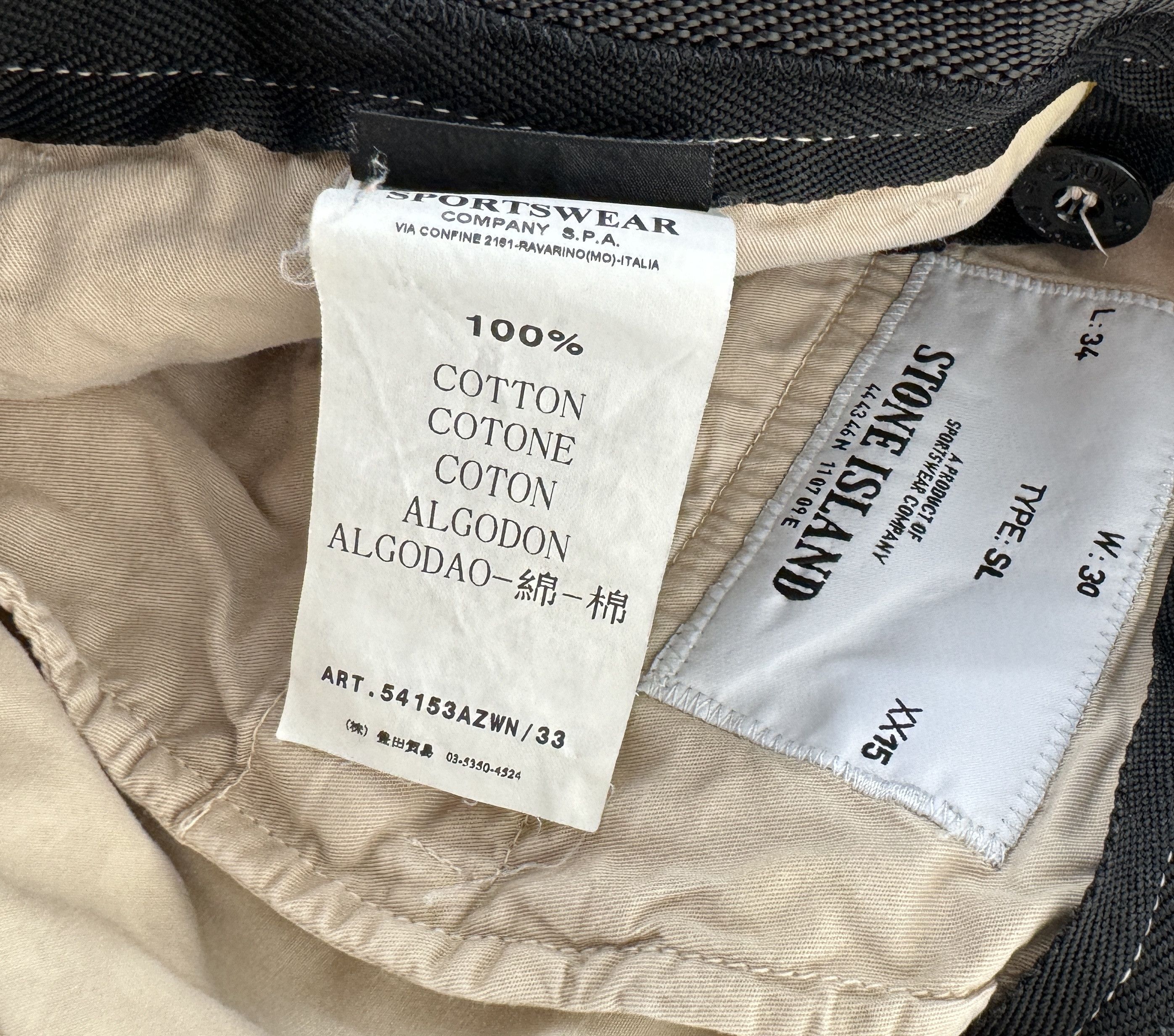 Stone Island Stone Island Chino Pants Casual Custom Acid Wash Sz 30 Size US 30 / EU 46 - 12 Thumbnail