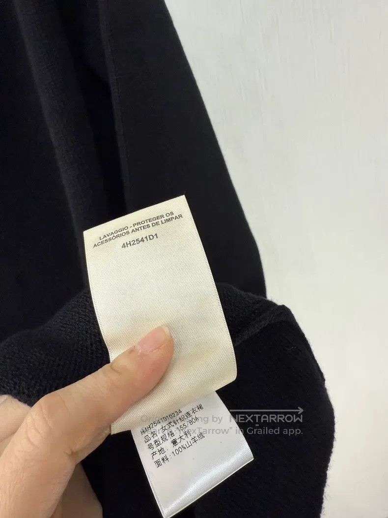 Hermes Hermes Off-shoulder Asymmetrical Cashmere Knit Dress Size XXS / US 00 / IT 34 - 6 Thumbnail