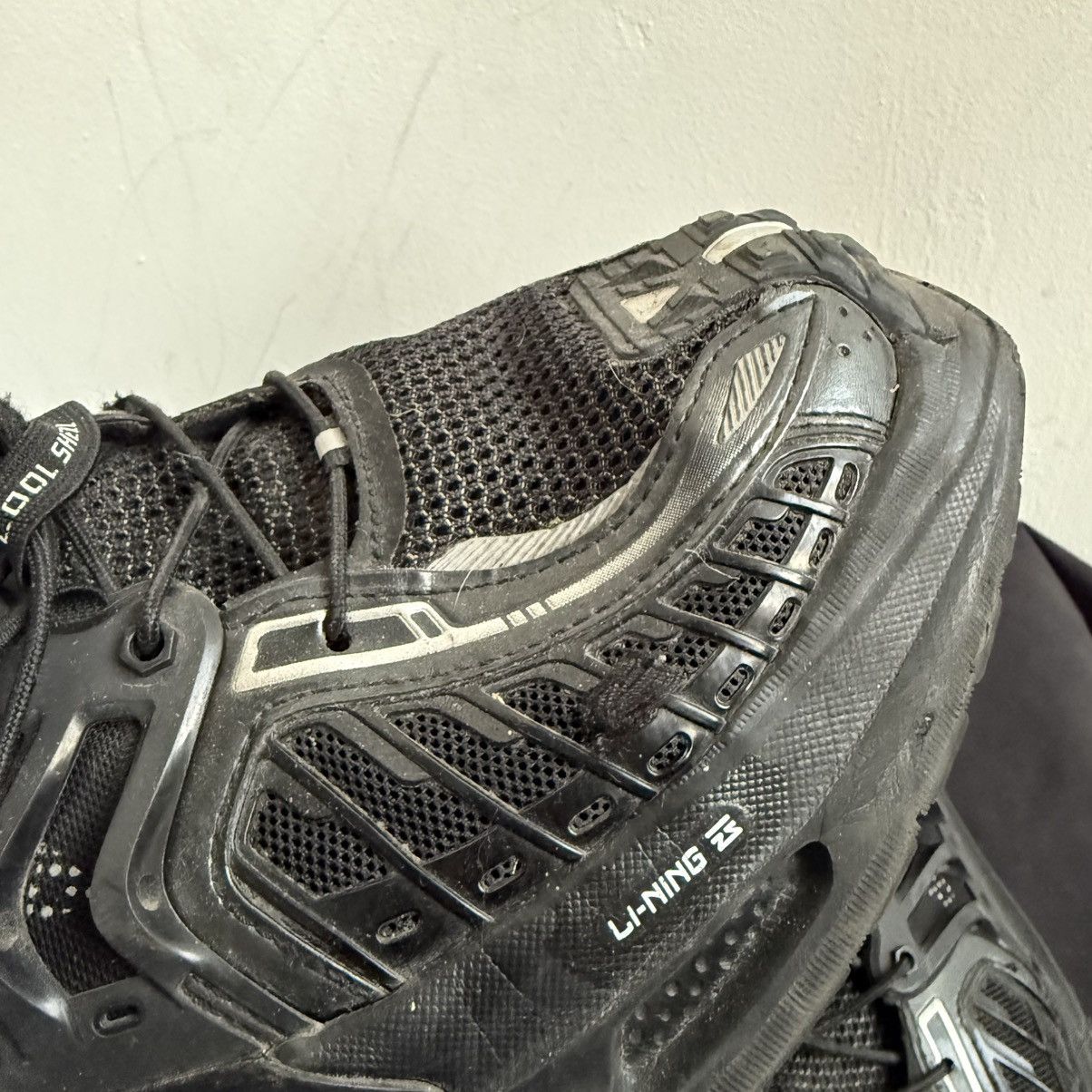 Balenciaga Li-ning Xuankong Black Sneakers Size US 11 / EU 44 - 7 Thumbnail