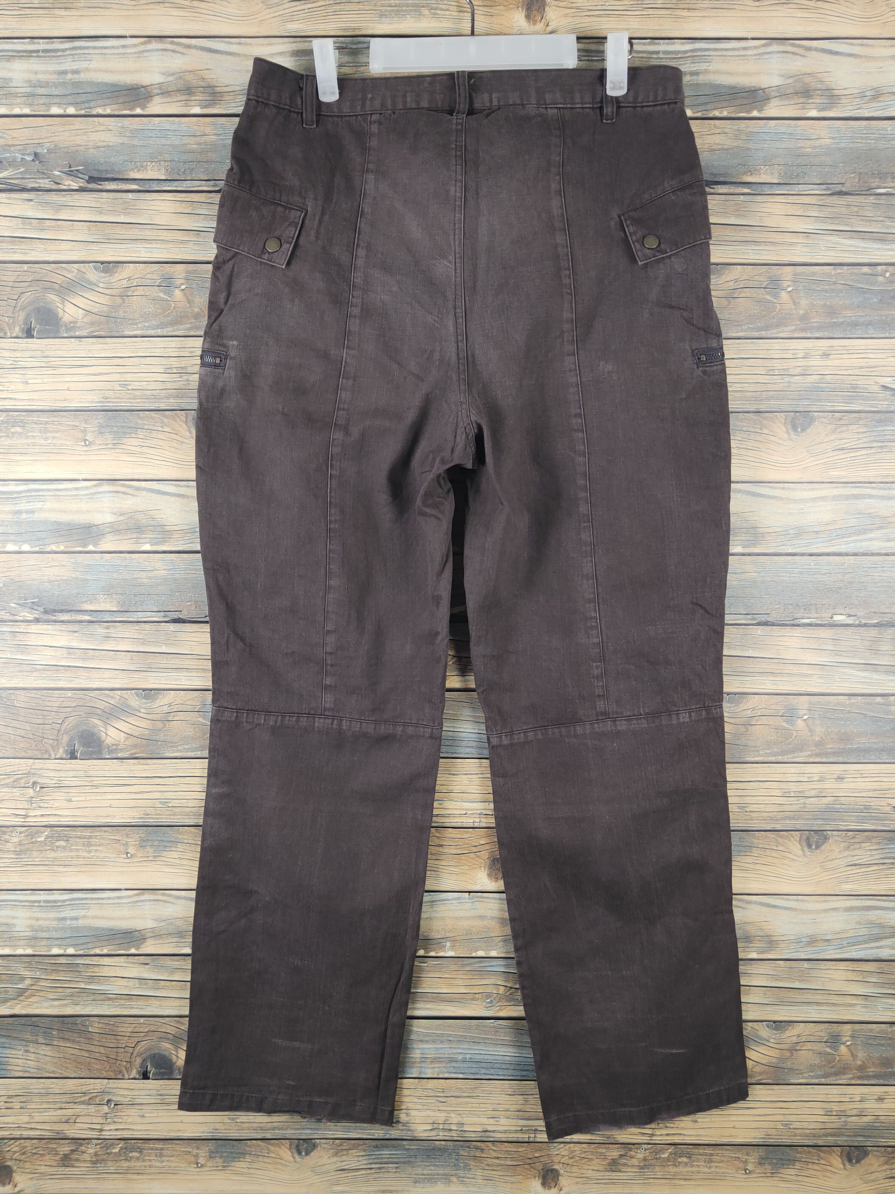 Japanese Brand DL Coward Brown Multipocket Cargo Pants #2150 Size US 32 / EU 48 - 7 Thumbnail