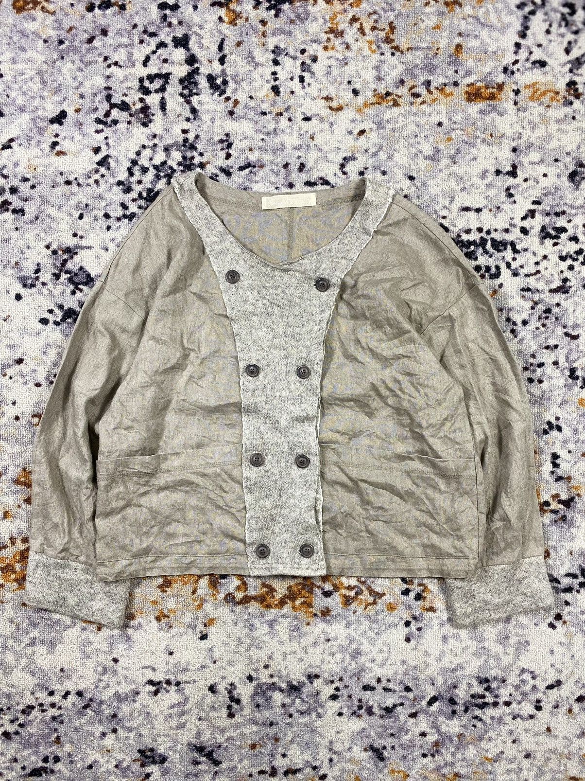 Beauty Beast × If Six Was Nine × Japanese Brand Rare Vintage Vent Blanc Linen japanese double pocket cropped Size US L / EU 52-54 / 3 - 1 Thumbnail