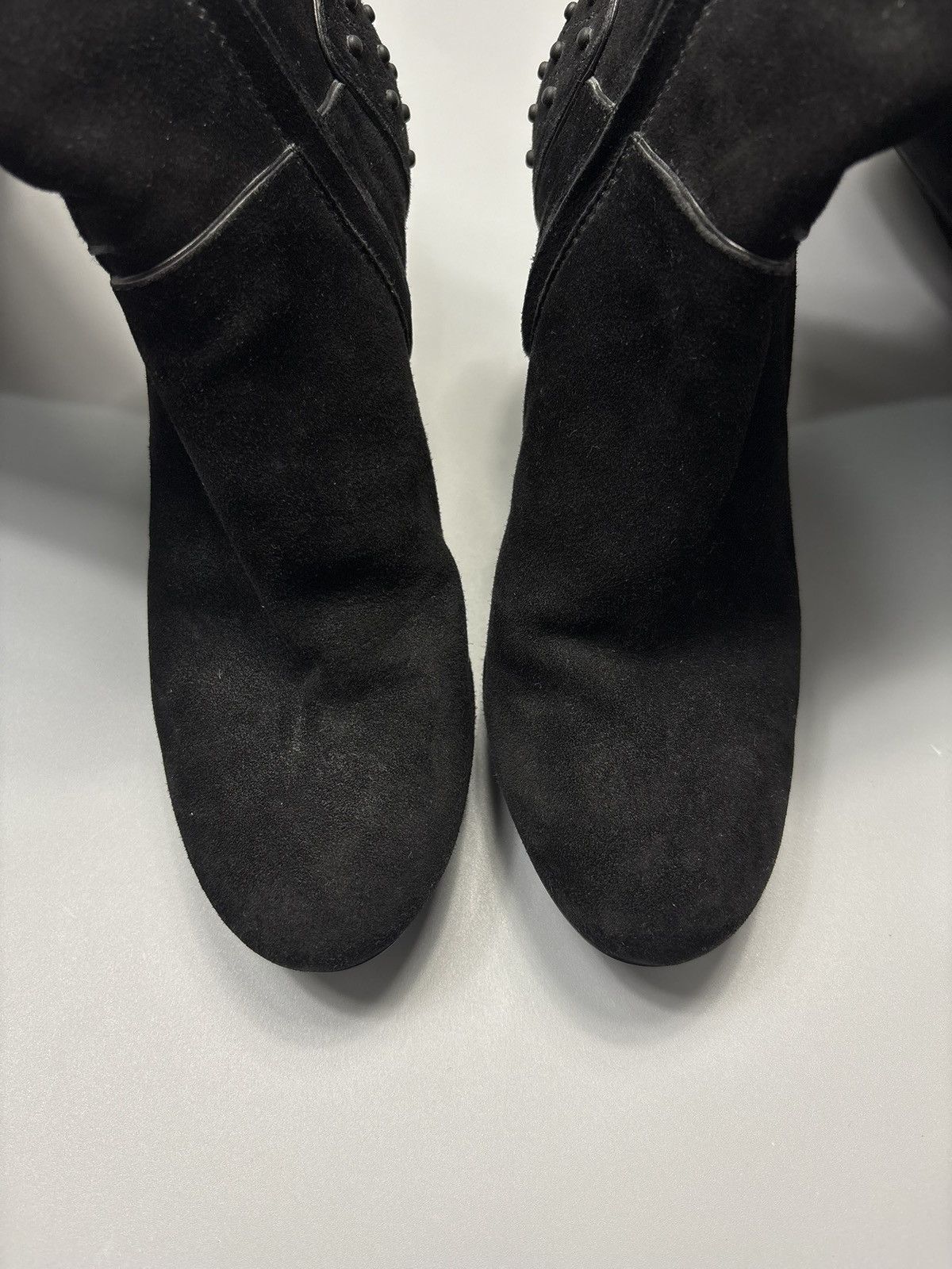 Tod's TOD'S black suede Knee High Luxury Boots Shoes Size US 6.5 / IT 36.5 - 12 Thumbnail