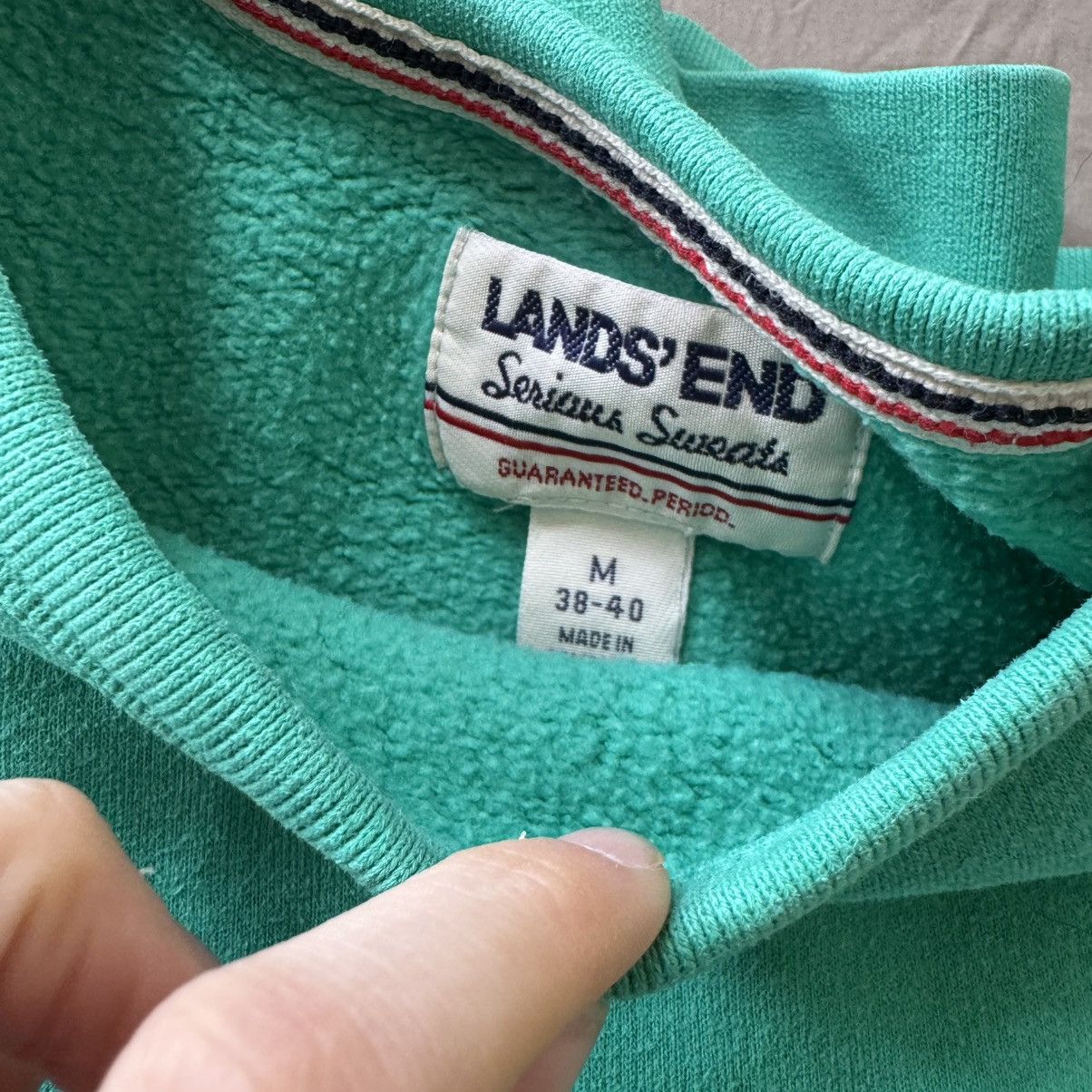 Lands' End × Vintage Lands End Serious Sweats Crew Sweatshirt Size US M / EU 48-50 / 2 - 4 Thumbnail