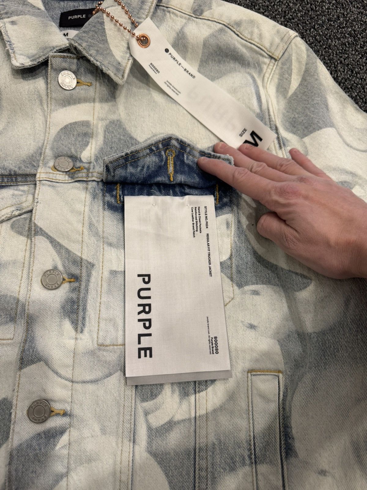 Purple Brand Purple Brand Denim Snake Jacket Size US M / EU 48-50 / 2 - 6 Thumbnail