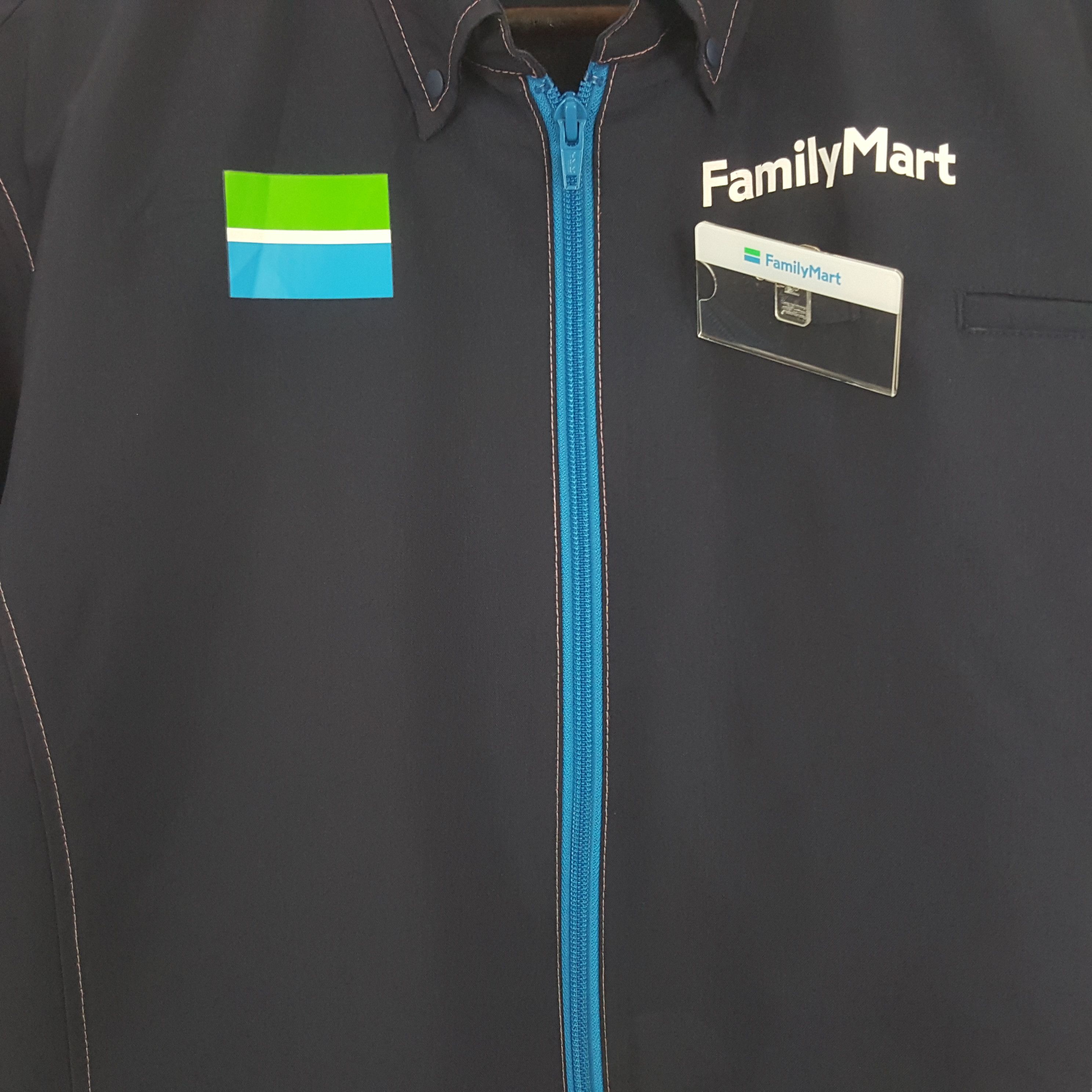 Japanese Brand × Vintage Vintage Family Mart Zipper Worker Japan Jacket Size US M / EU 48-50 / 2 - 4 Thumbnail