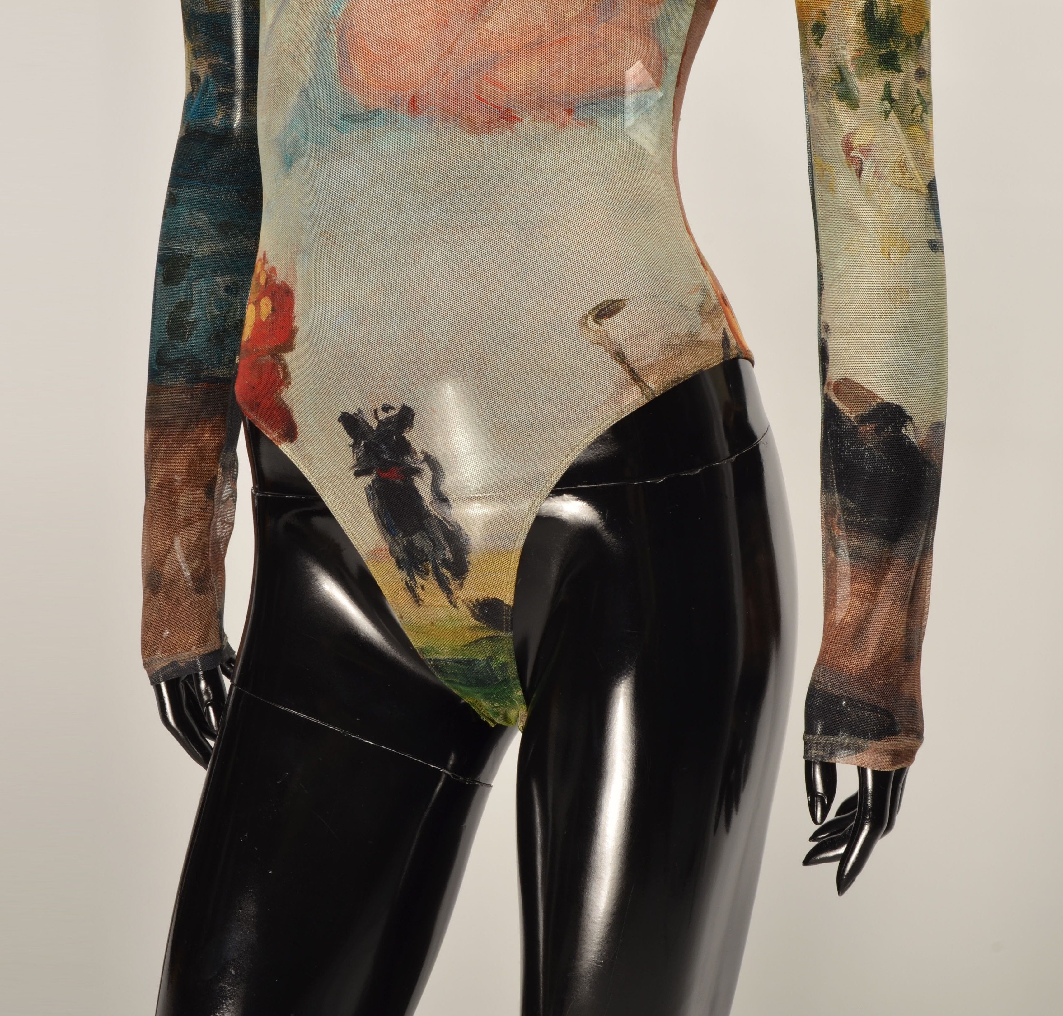 Zara Zara A Modern Olympia by Cezanne, Paul Mesh Art Bodysuit Size S / US 4 / IT 40 - 5 Thumbnail