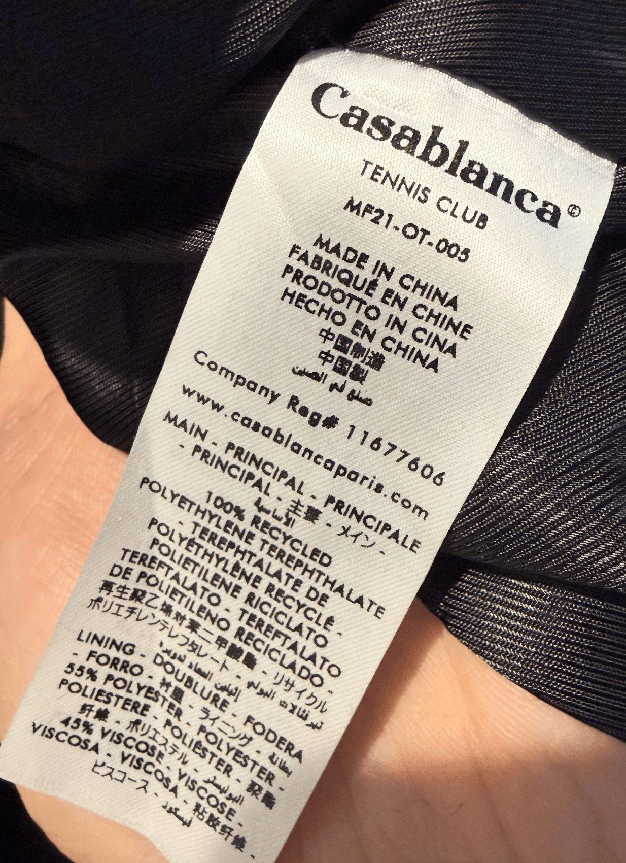 Casablanca Casablanca Shearling Robe 'Black' Size US L / EU 52-54 / 3 - 6 Thumbnail