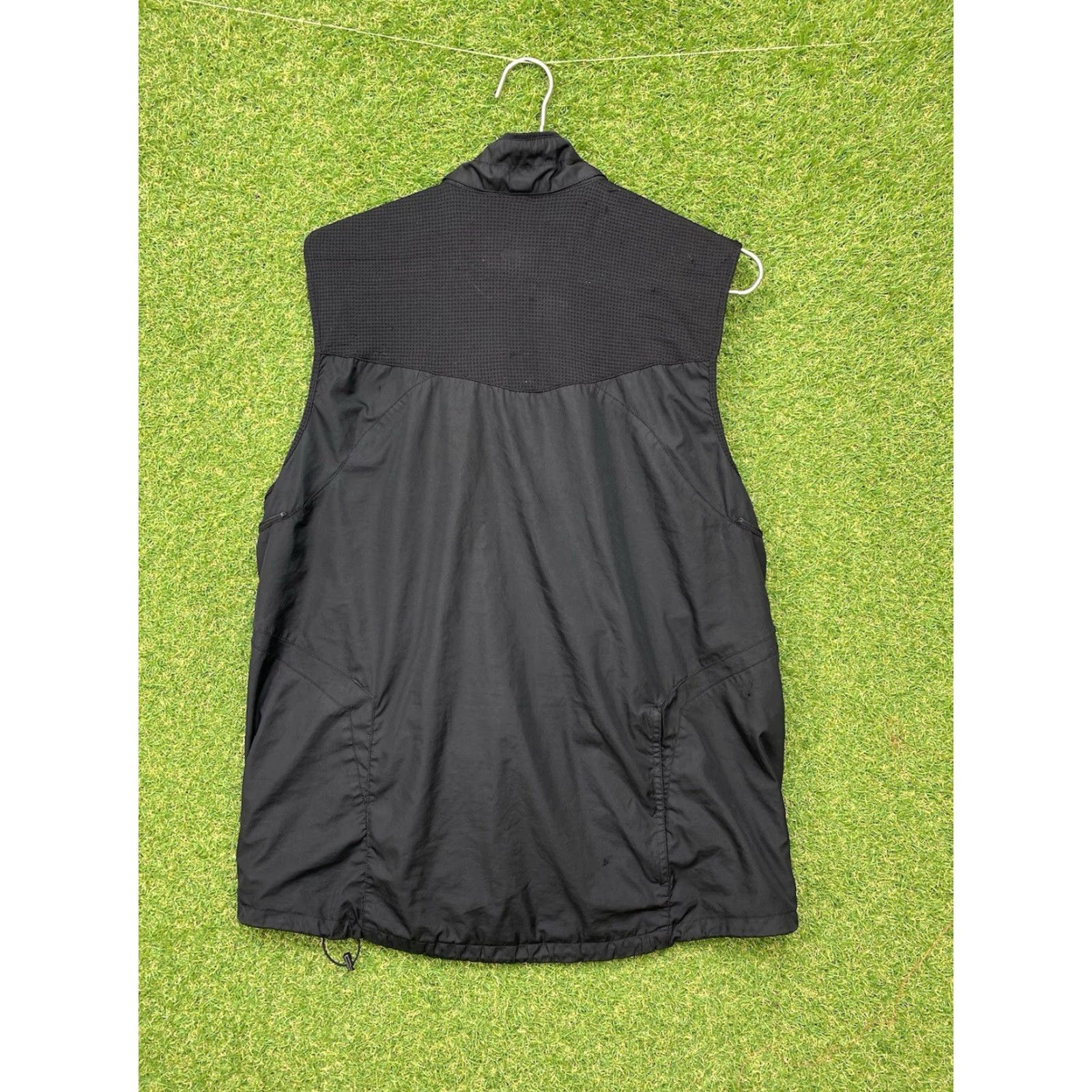 Nike Nike Puffer Vest Womens Large Black Full Zip Collared Windbreaker 90s Size L / US 10 / IT 46 - 2 Thumbnail