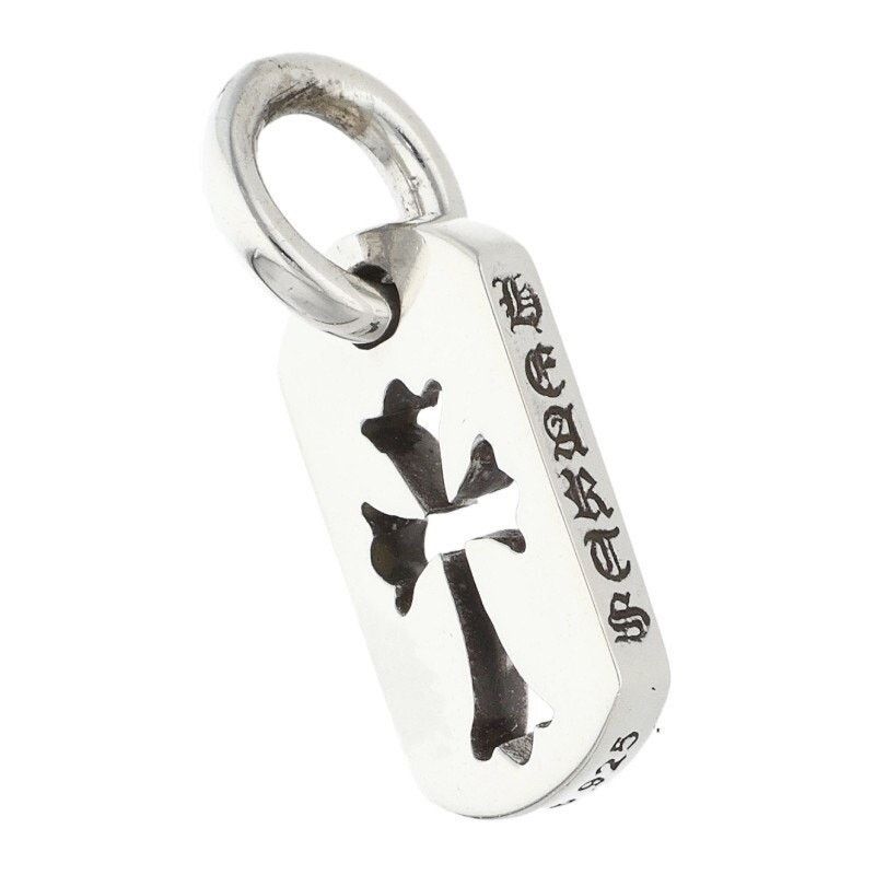 Chrome Hearts Chrome Hearts Silver Cross Dog Tag Necklace Size ONE SIZE - 5 Thumbnail