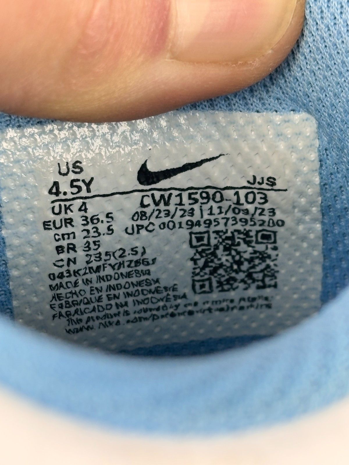Nike Nike Dunk Low UNC US 4.5Y UK 4 EUR 36.5 CM 23.5 Size US 6.5 / IT 36.5 - 14 Thumbnail