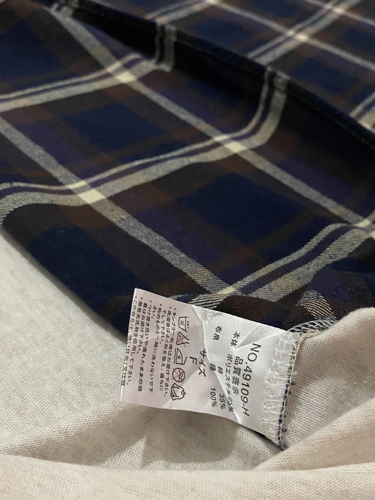 Japanese Brand Japan Heart Market Checkered Lumber Jack Tee Size US XL / EU 56 / 4 - 9 Thumbnail