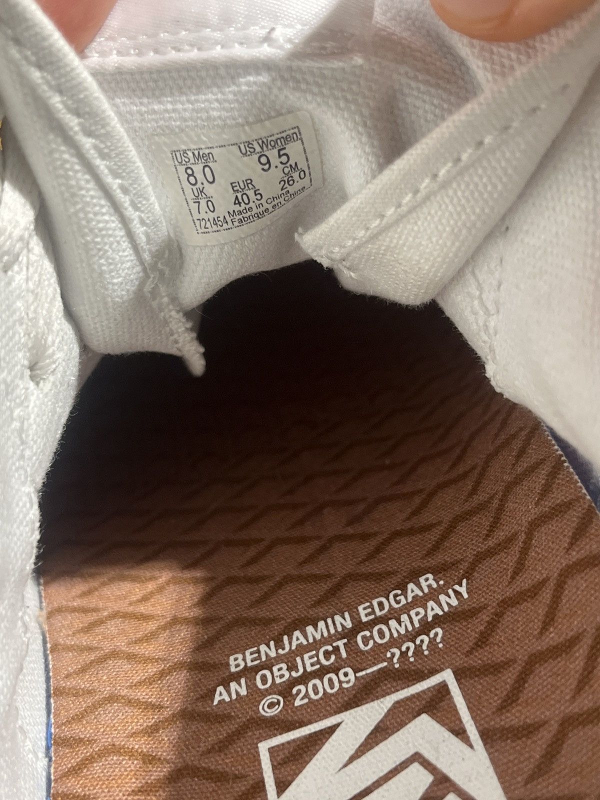 Benjamin Edgar × Vans Vault by Vans Half Cab x Benjamin Edgar Size US 8 / EU 41 - 4 Thumbnail