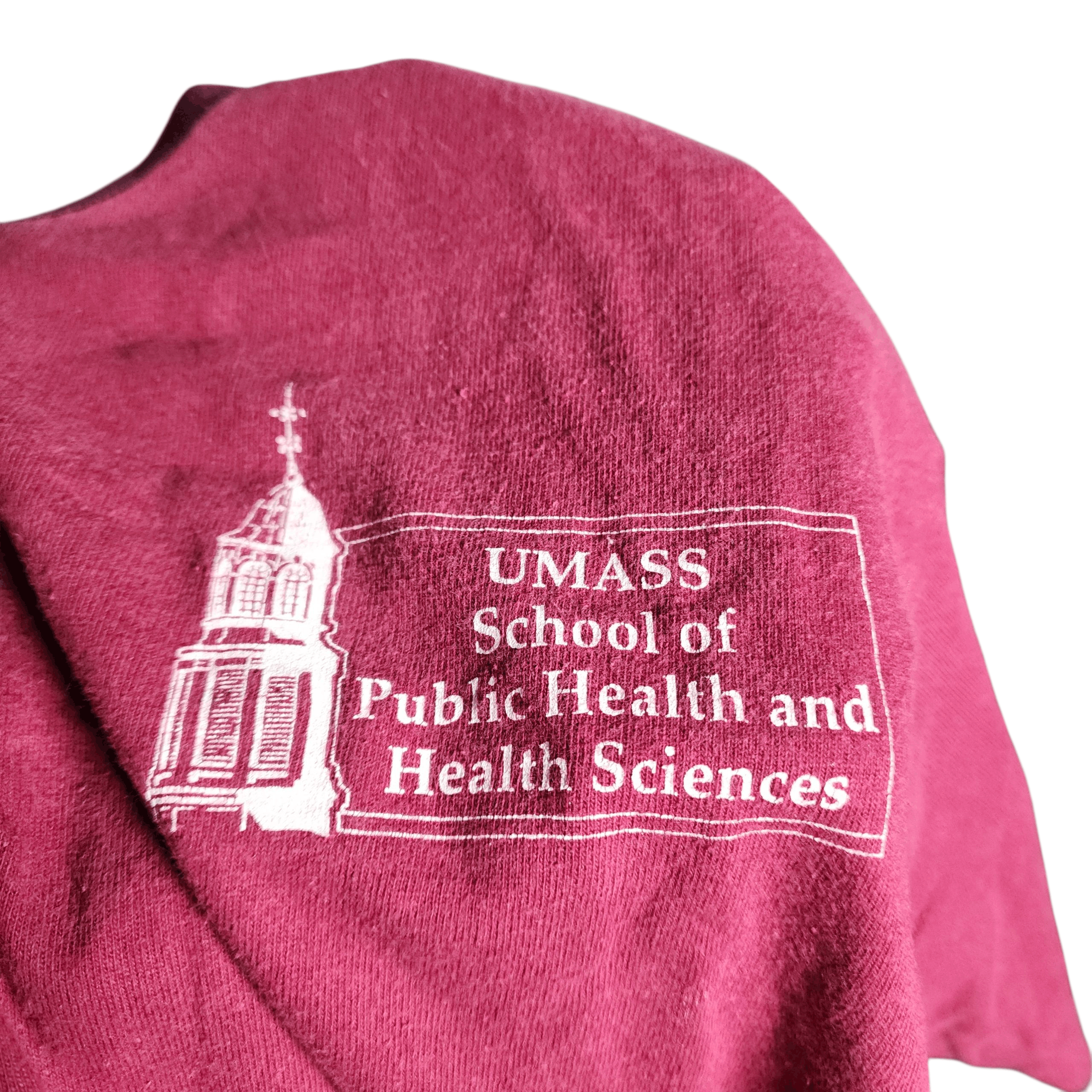 Vintage Rare Vintage 90s UMass Amherst Massachusetts shirt tees Size US L / EU 52-54 / 3 - 1 Thumbnail